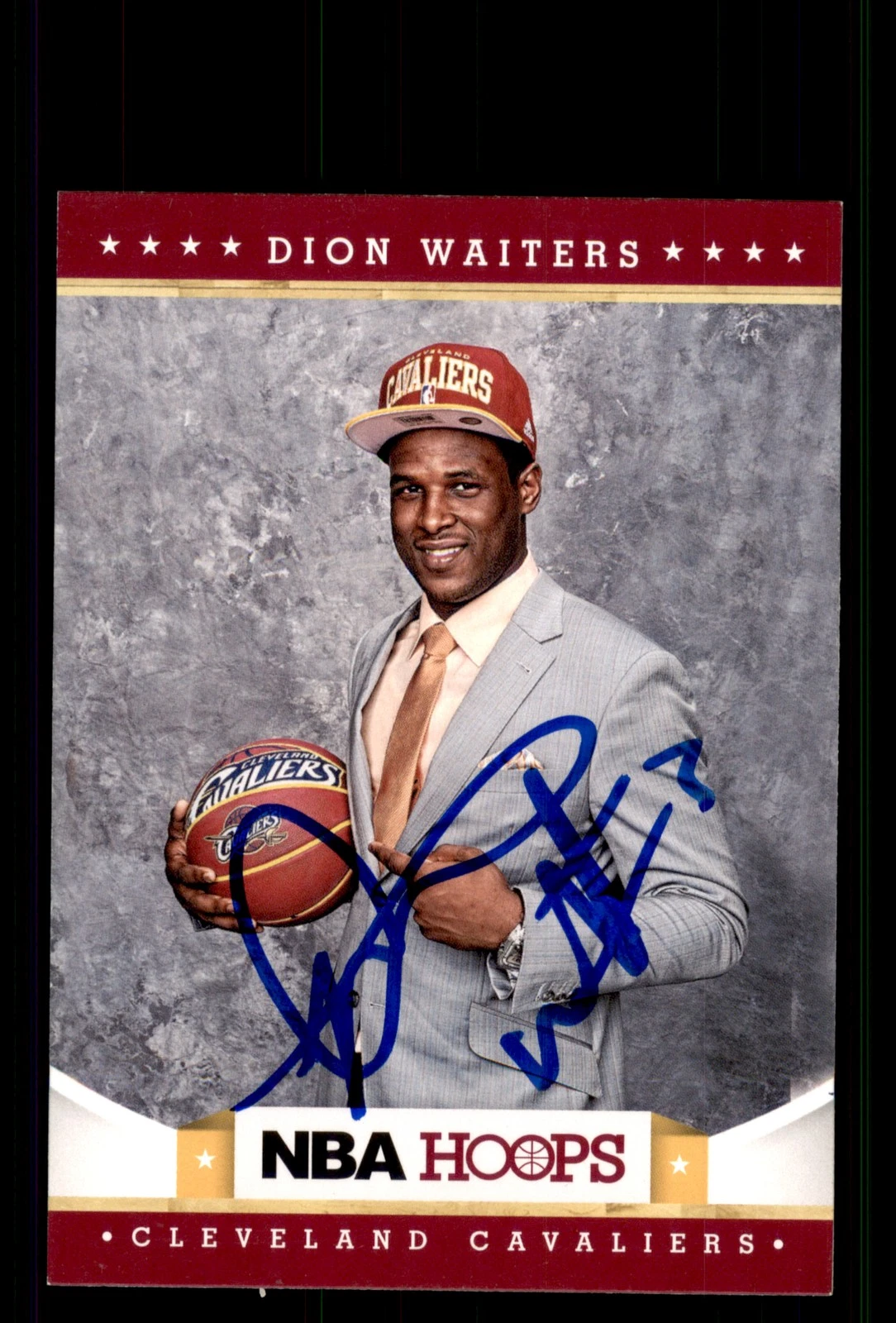 Signed Basketball Card Auto Dion Waiters 2012-13 Hoops #278 Cleveland Cavaliers