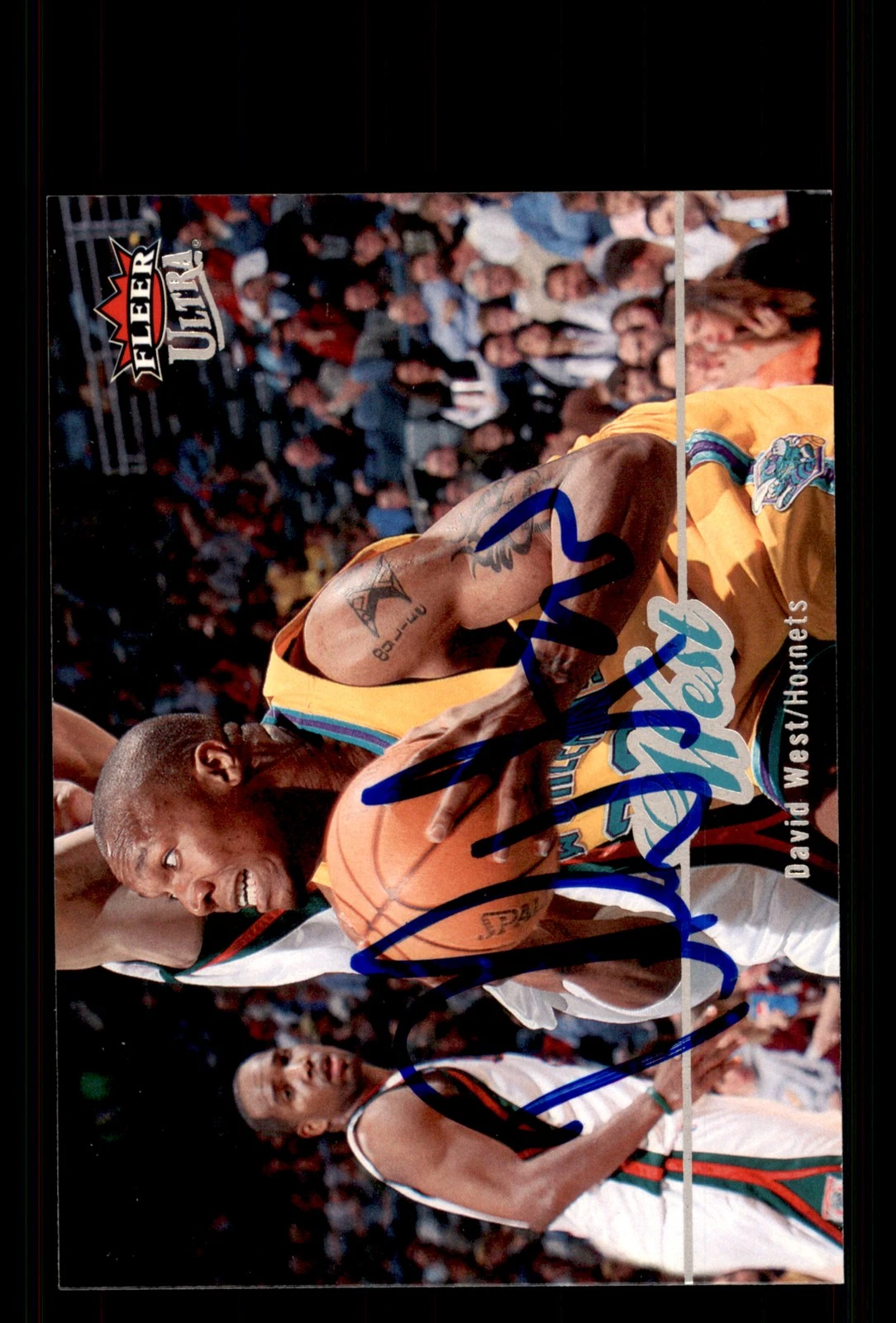 Signed Basketball Card Auto David West 2007-08 Ultra #121 New Orleans Hornets