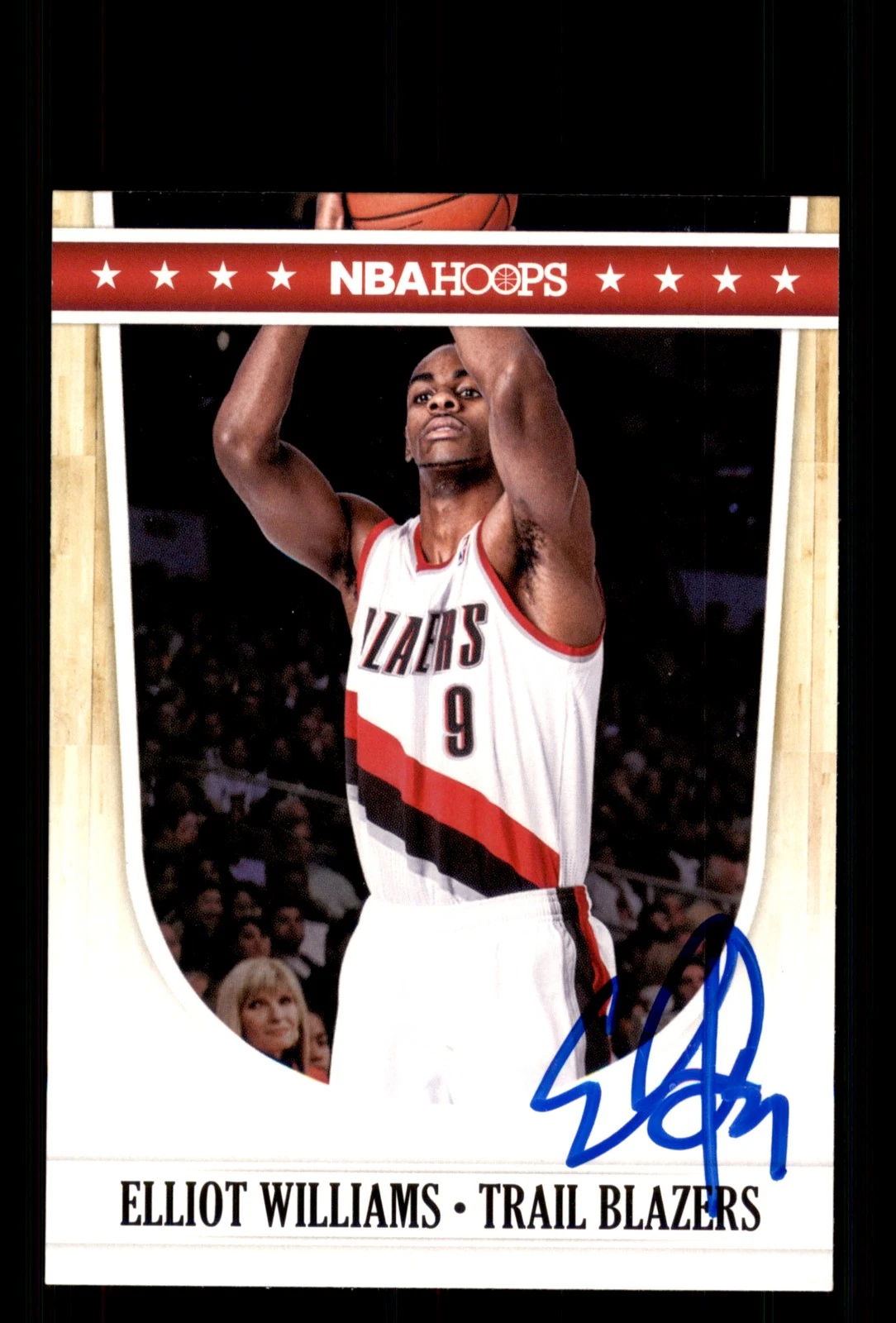Signed Basketball Card Auto Elliot Williams 2011-12 Hoops #205 Trail Blazers