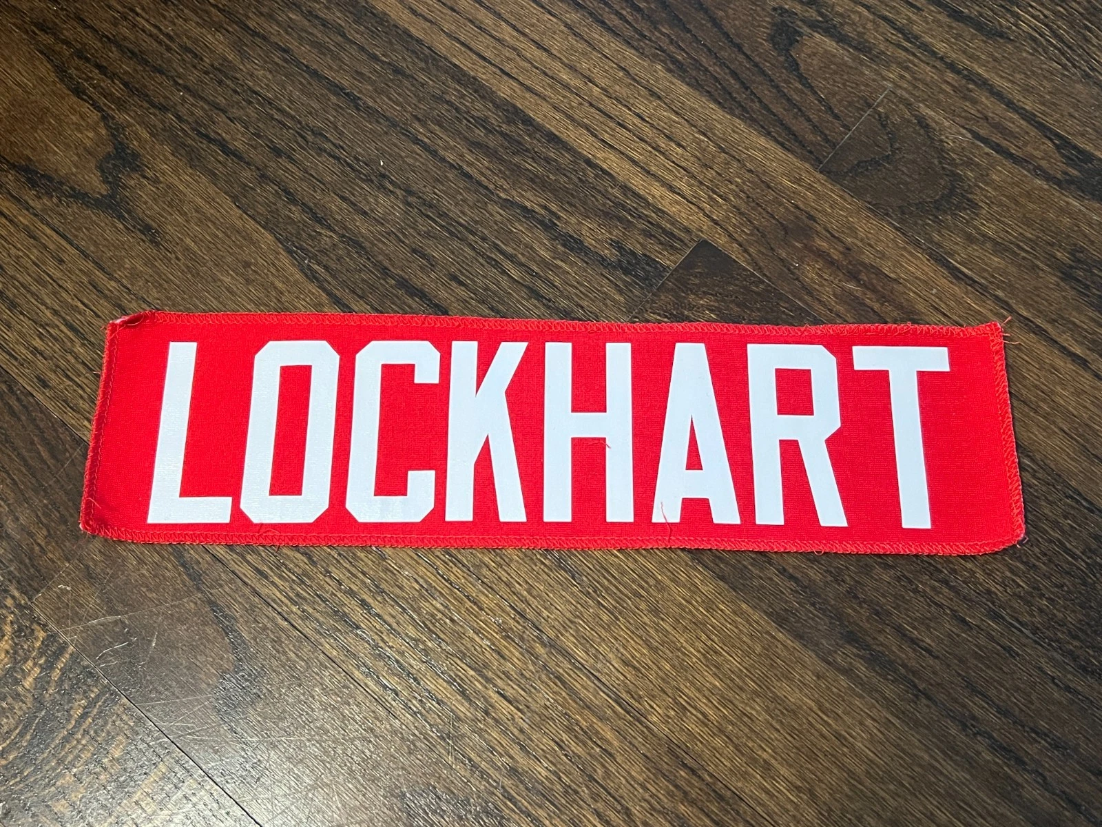 KANSAS CITY CHIEFS GAME USED ? TEAM ISSUED JERSEY NAMEPLATE JUSTIN LOCKHART