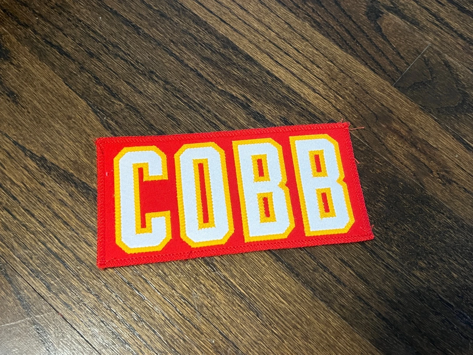 KANSAS CITY CHIEFS GAME USED ? ISSUED JERSEY NAMEPLATE OMARI COBB MARSHALL