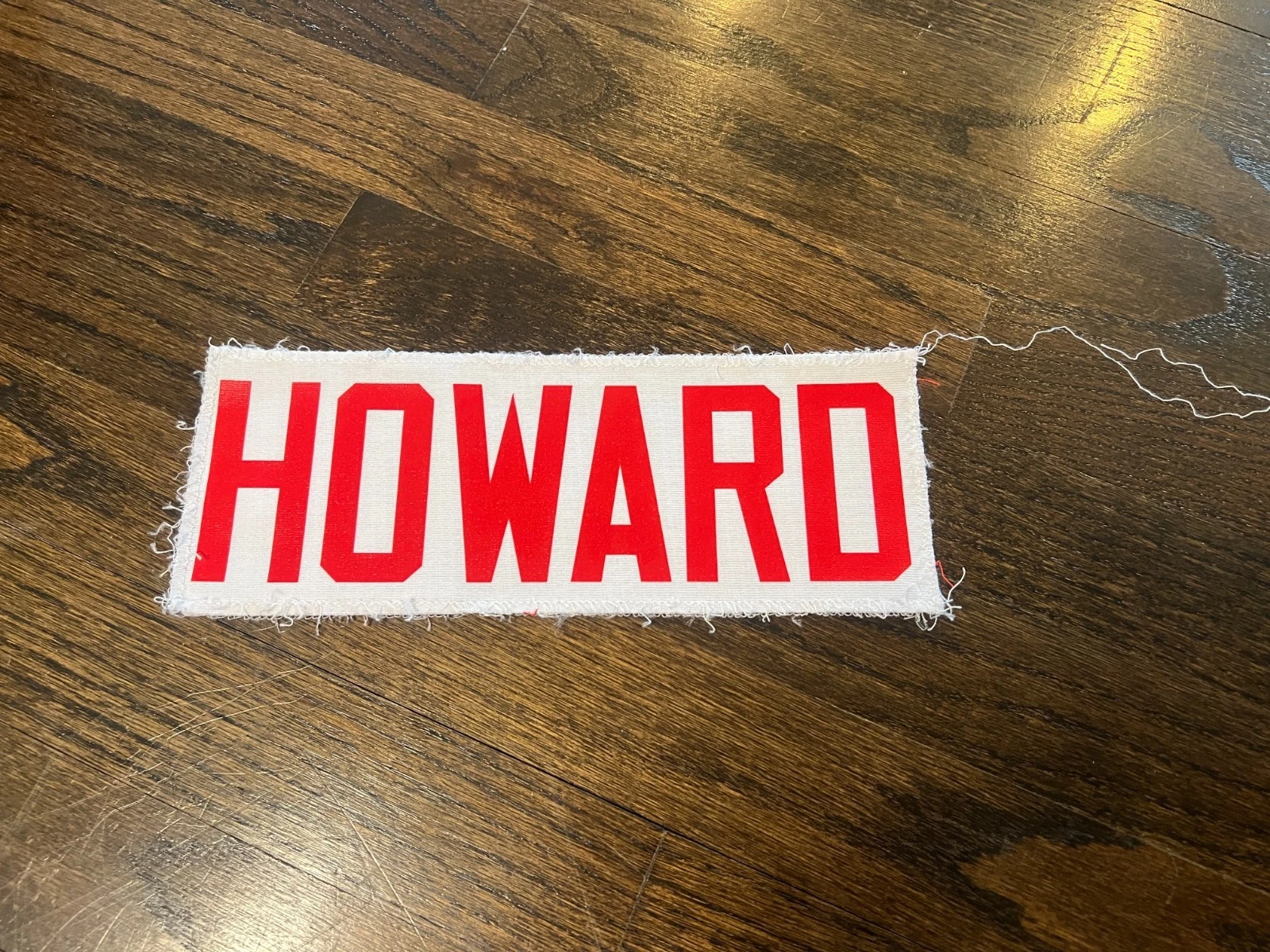 KANSAS CITY CHIEFS GAME USED ? ISSUED JERSEY NAMEPLATE NFL JAYE HOWARD