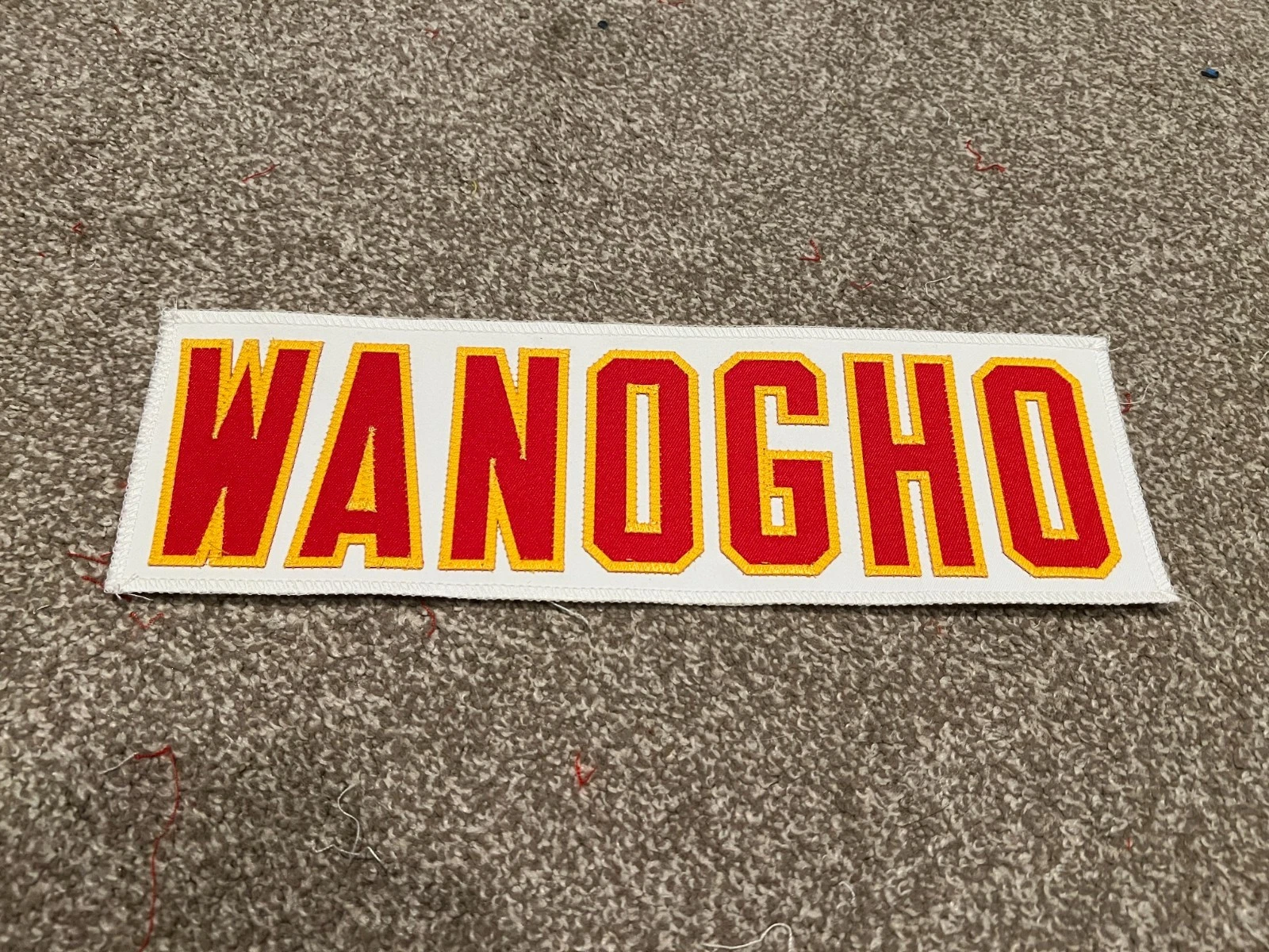 KANSAS CITY CHIEFS GAME USED ? ISSUED JERSEY NAMEPLATE NFL PRINCE TEGA WANOGHO