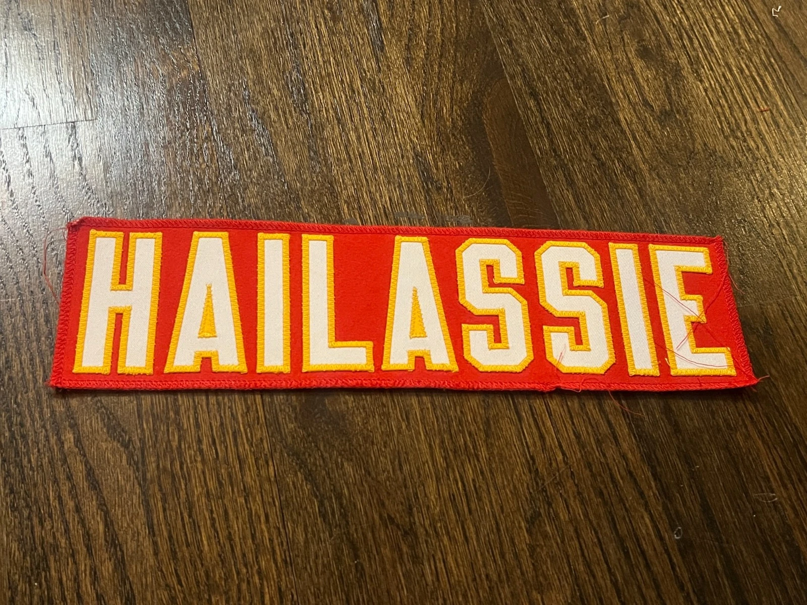 KANSAS CITY CHIEFS GAME USED ? TEAM ISSUED JERSEY NAMEPLATE KAHLEF HAILASSIE