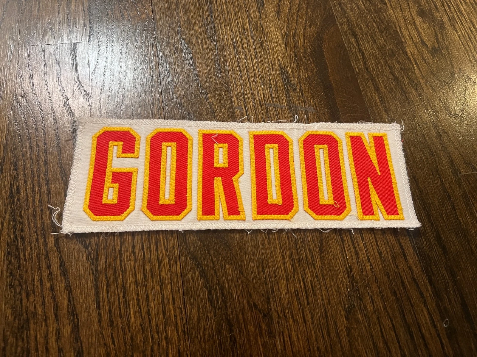 KANSAS CITY CHIEFS GAME USED ? ISSUED JERSEY NAMEPLATE NFL FOOTBALL GORDON