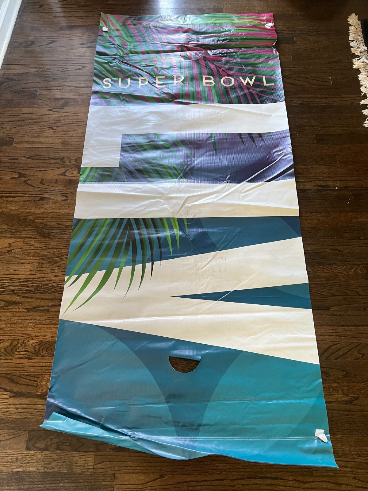 SUPER BOWL LIV 54 KANSAS CITY CHIEFS 49ers STREET FOOTBALL STADIUM BANNER MIAMI