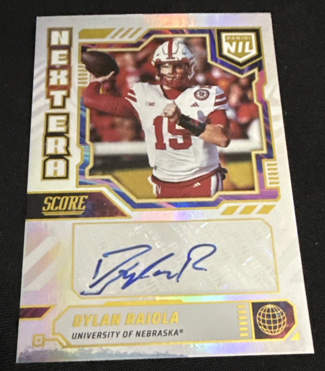 2025 Panini Score Dylan Raiola Next Era NIL Auto Autograph #NEN-DRA