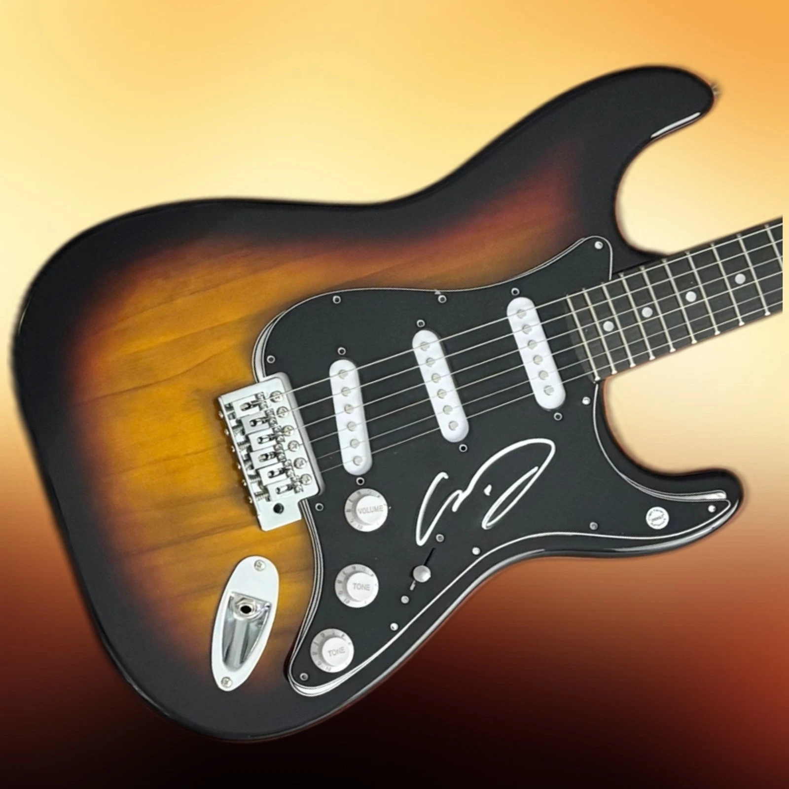 GFA  Over You & It's Not Over  * CHRIS DAUGHTRY *  Signed Electric Guitar COA