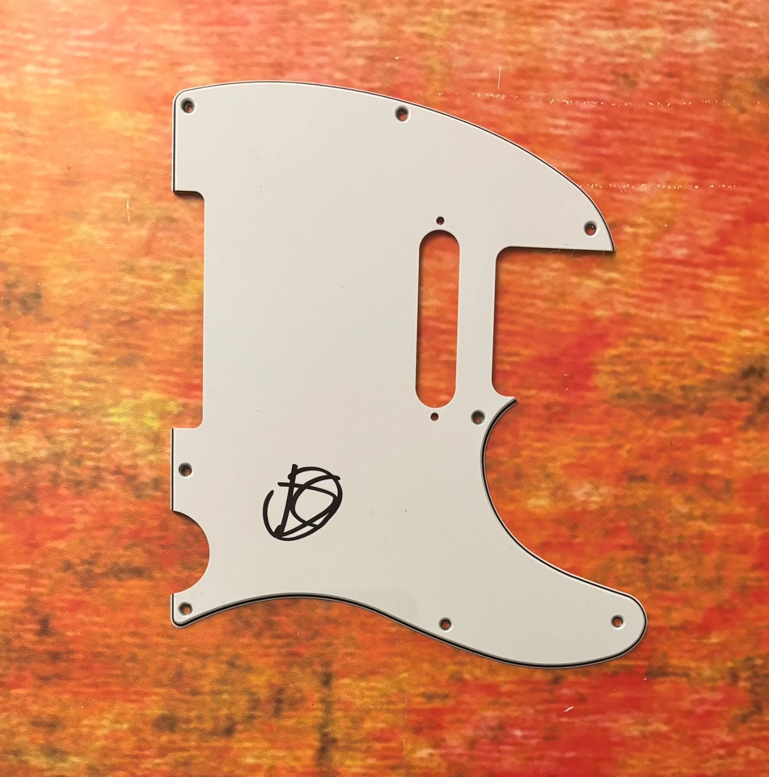 GFA Thrice Band Singer  * DUSTIN KENSRUE *  Signed Electric Pickguard COA