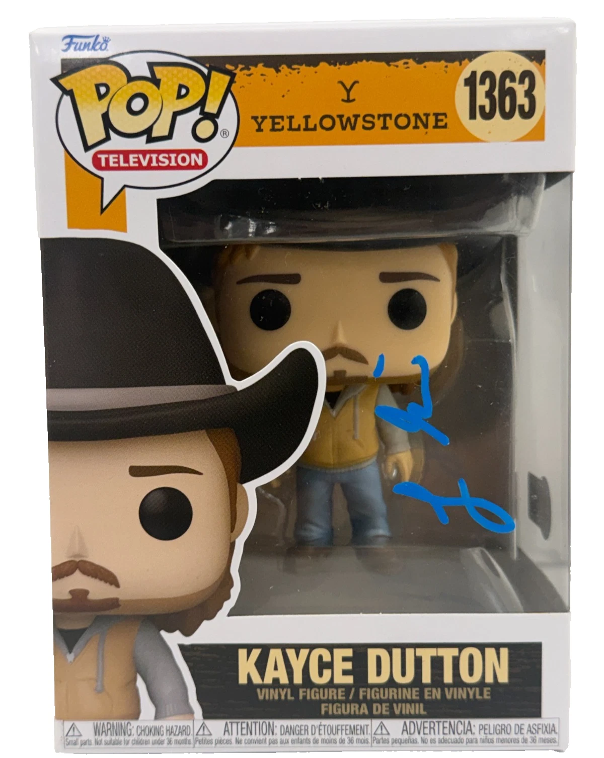 Luke Grimes Signed Kayce Dutton Funko Yellowstone Authentic Autograph Beckett