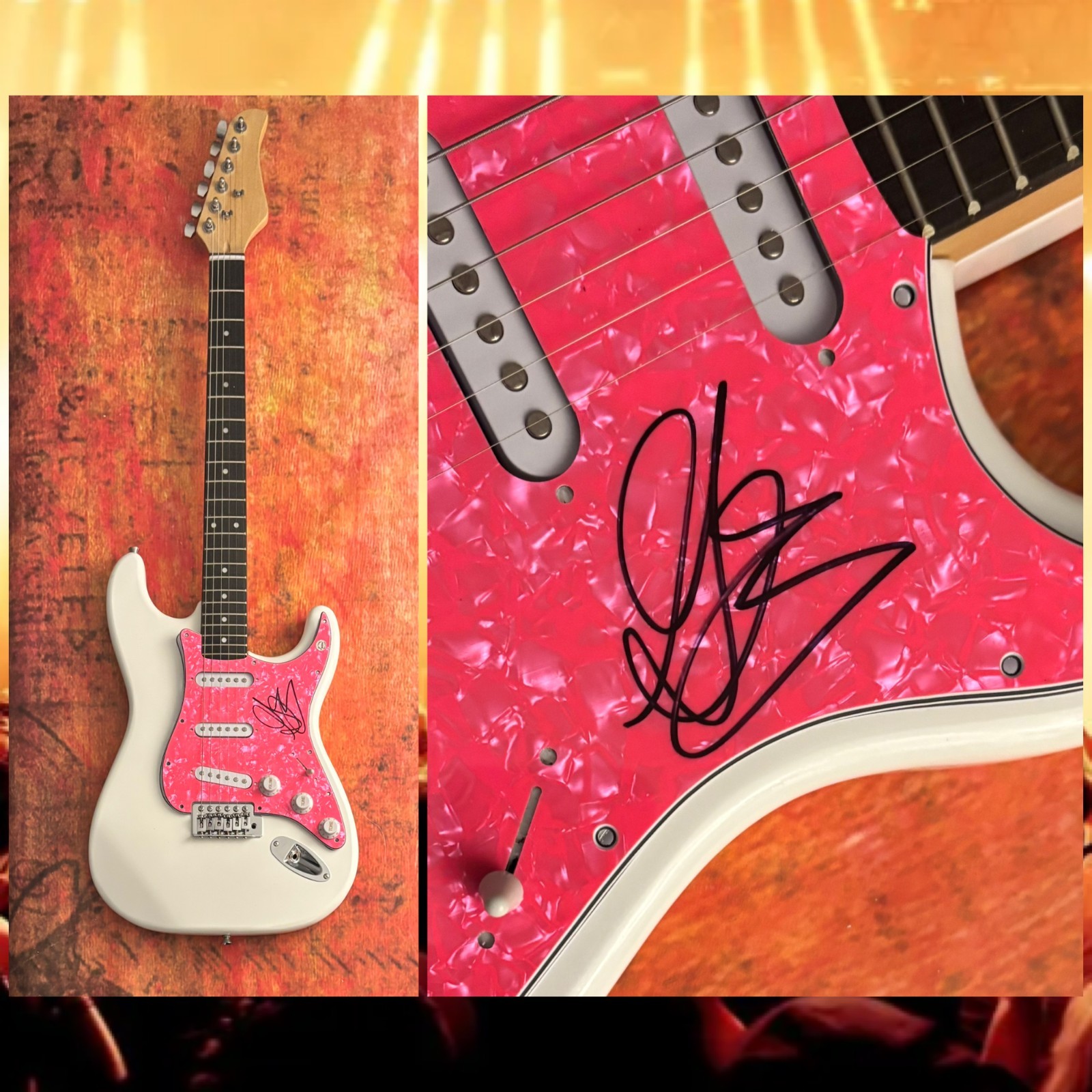 GFA  The Hodge Podge  * GRACE BOWERS *  Signed Electric Guitar  COA
