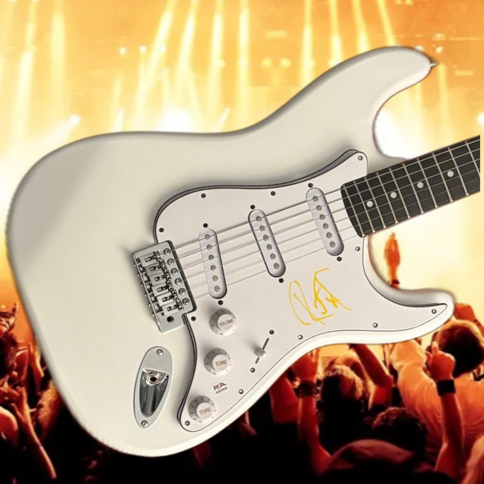 PSA Metallica Band Bassist  * ROBERT TRUJILLO * Signed Electric Guitar PROOF COA