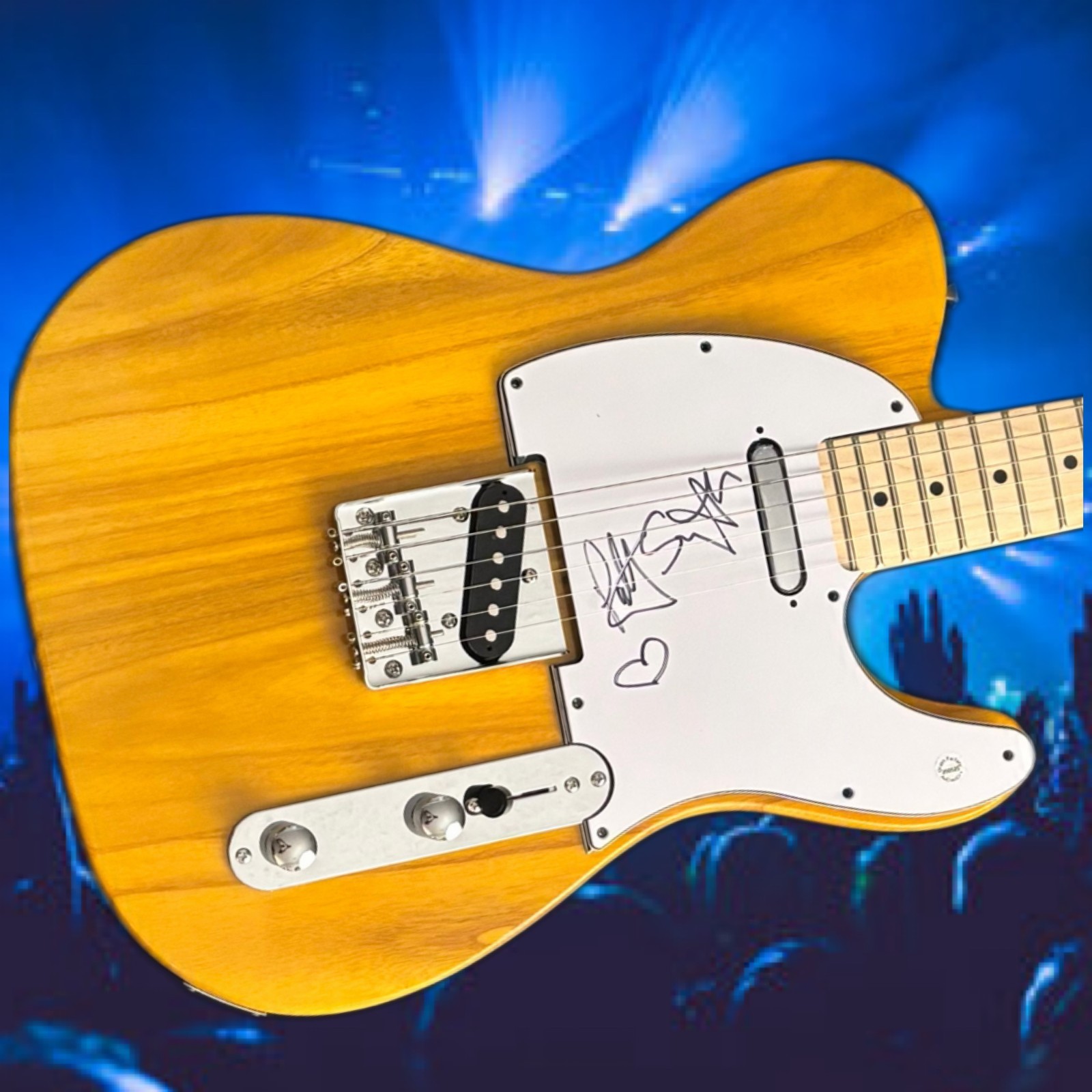 GFA Sometimes Love Just Ain't Enough * PATTY SMYTH *  Signed Electric Guitar COA
