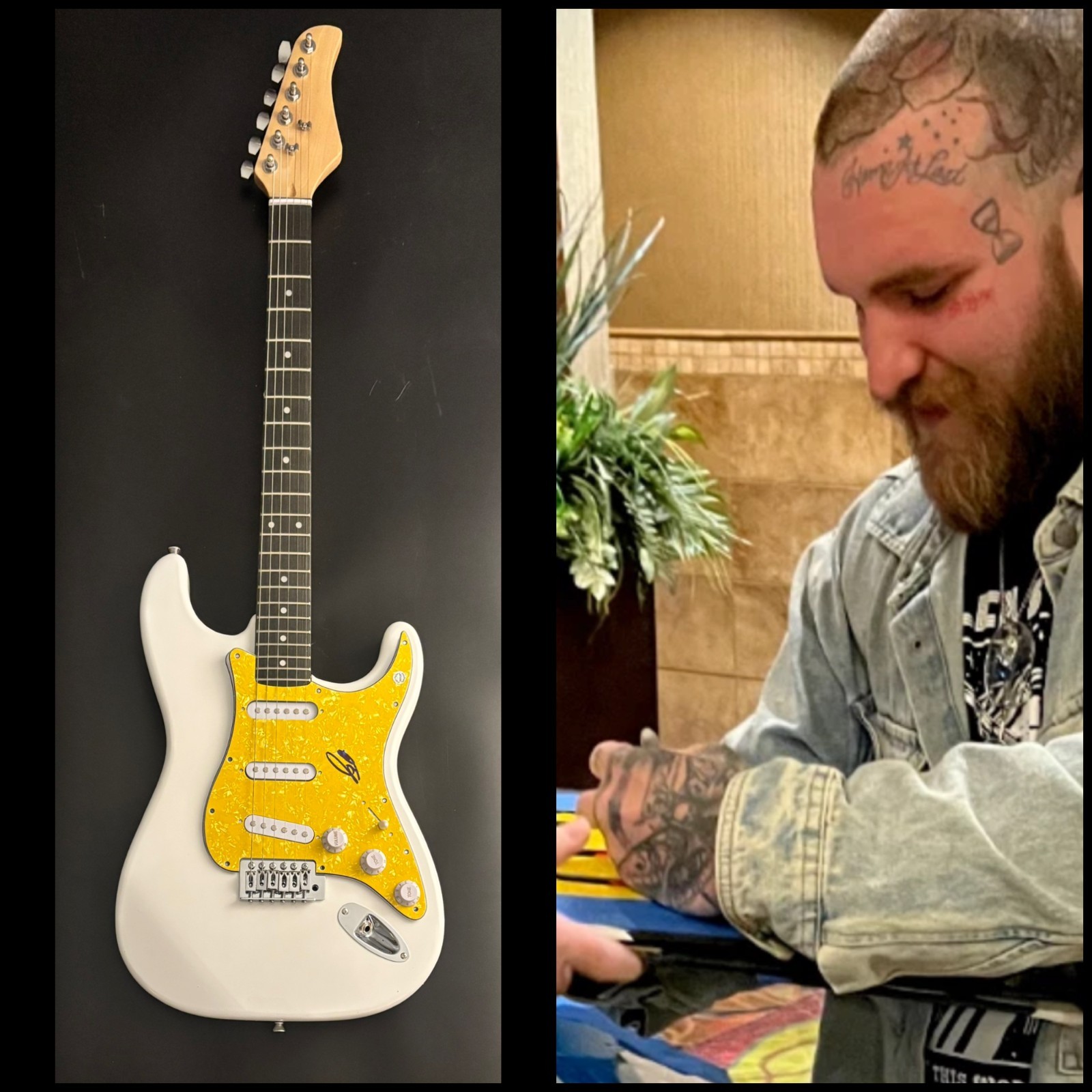 GFA Tough Love 911 Simple Things  * TEDDY SWIMS *  Signed Electric Guitar  COA