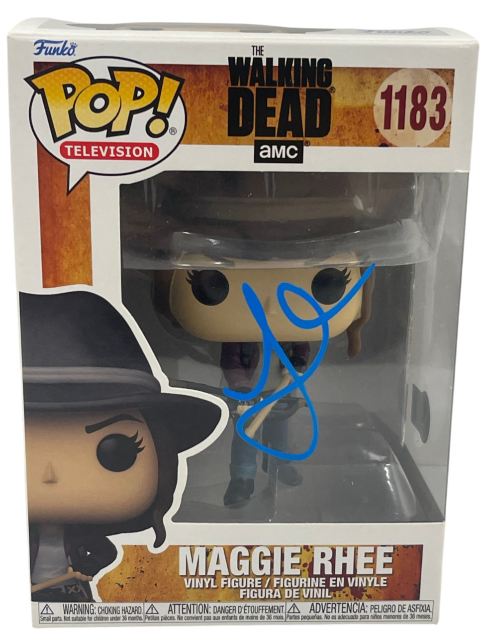 Lauren Cohan Signed Maggie Funko 1183 Walking Dead Authentic Autograph Beckett