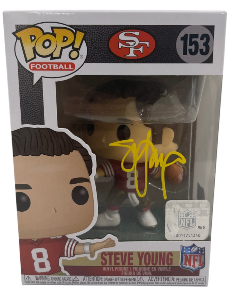 Steve Young Signed Funko Figure San Francisco 49ers Authentic Autograph Beckett