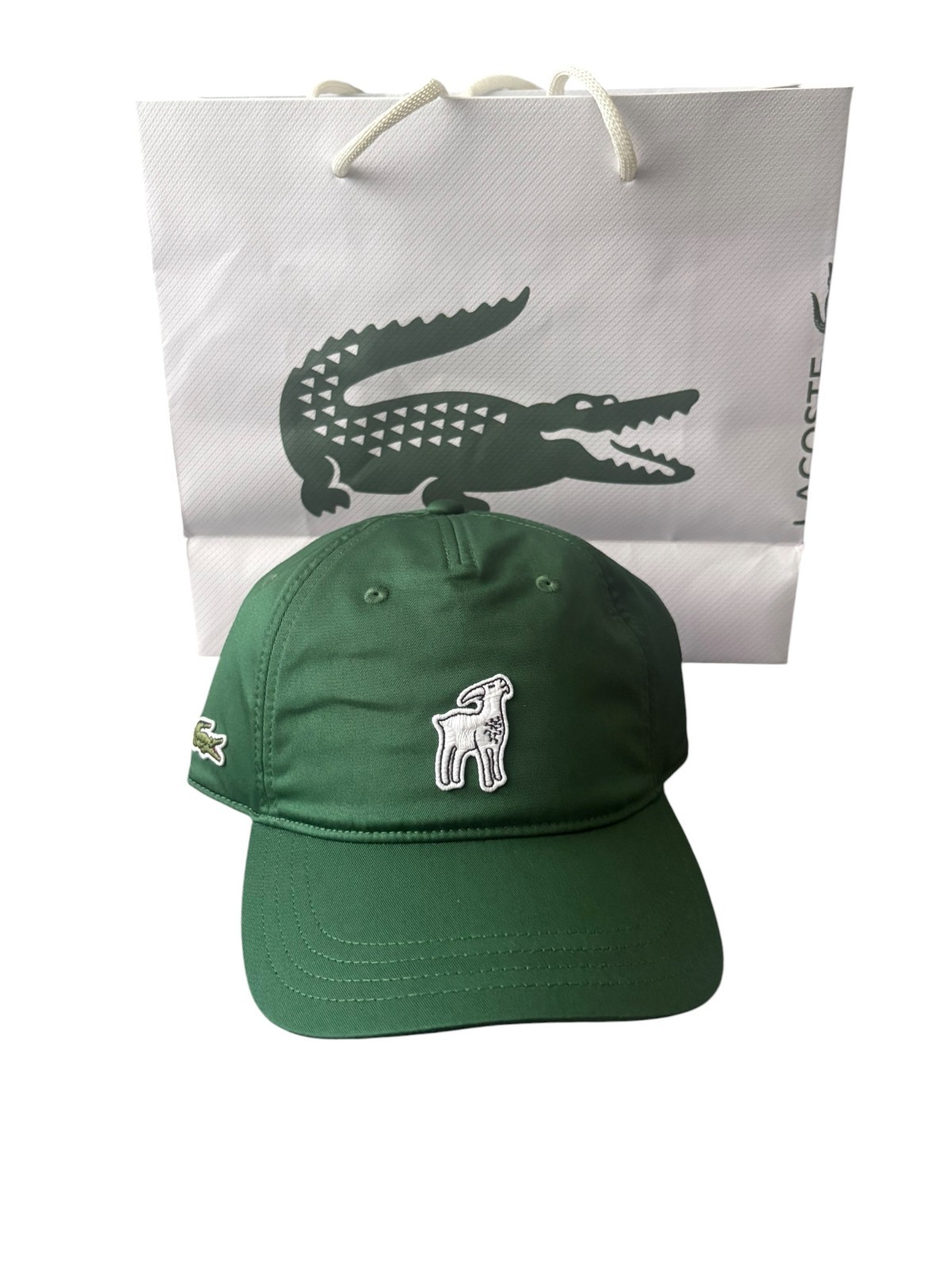 Brand New Novak Djokovic Lacoste GOAT Collection Tennis Hat Green Cap *SOLD OUT*