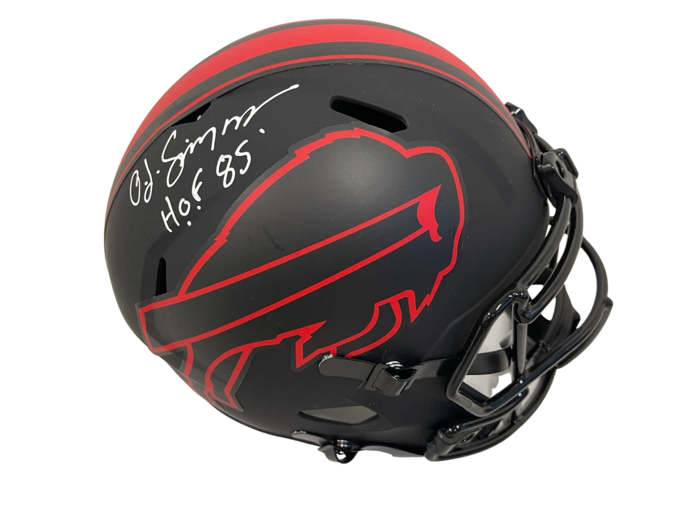 OJ SIMPSON SIGNED BUFFALO BILLS ECLIPSE FULL SIZE AUTOGRAPH HELMET AUTO JSA A
