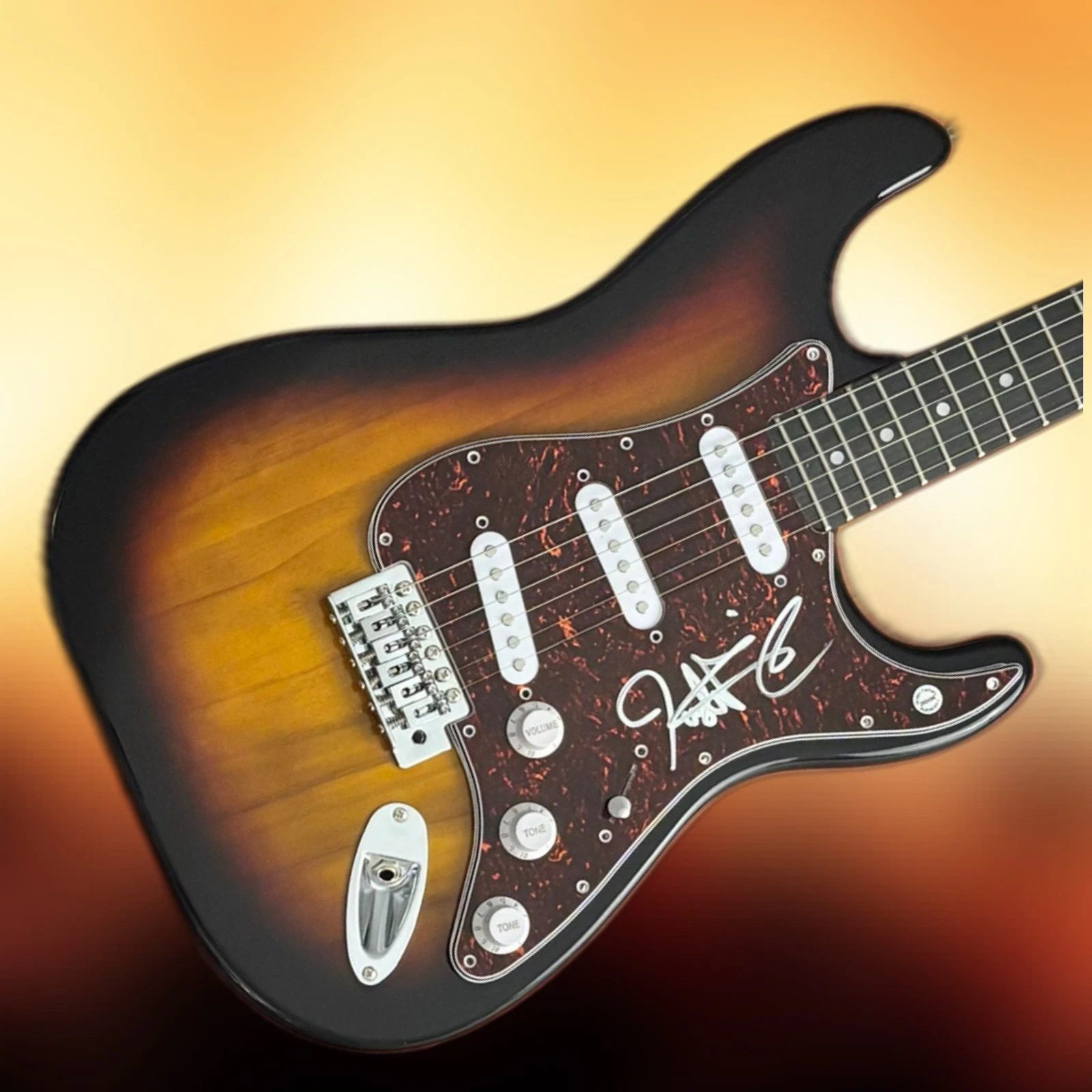 GFA Motion City Soundtrack  * JUSTIN PIERRE *  Signed Electric Guitar COA