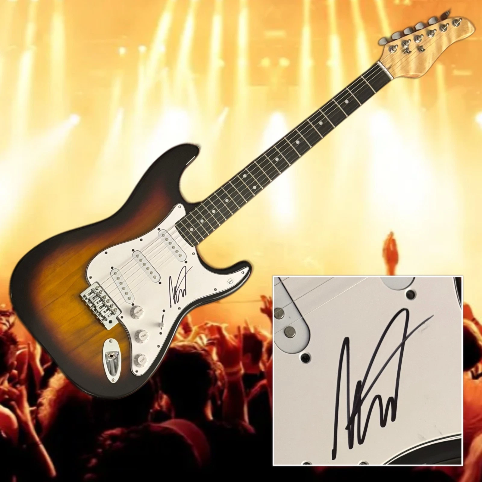 GFA Kublai Khan TX Rock Star  * MATT HONEYCUTT *  Signed Electric Guitar COA