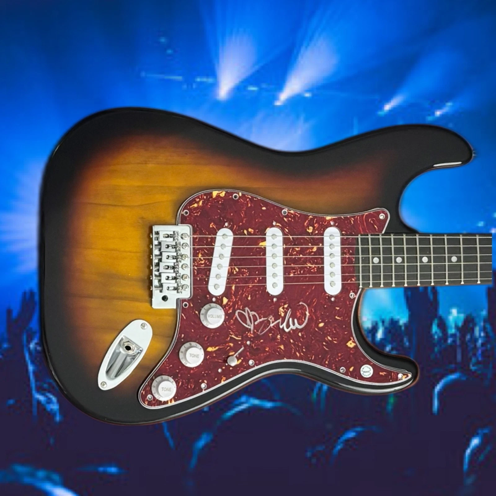 GFA The Used Band Rock Star  * BERT McCRACKEN * Signed Electric Guitar PROOF COA