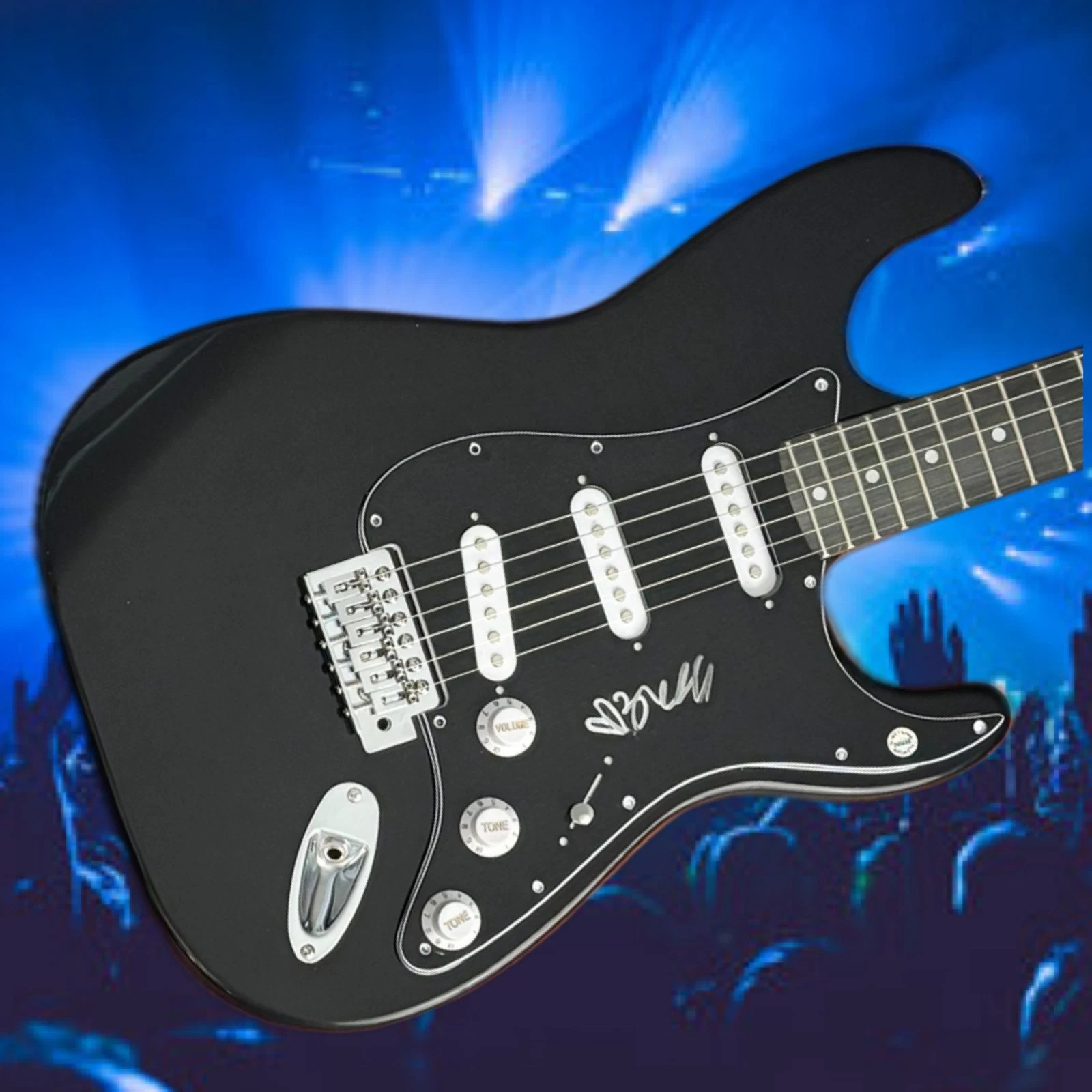GFA The Used Band Rock Star  * BERT McCRACKEN * Signed Electric Guitar PROOF COA