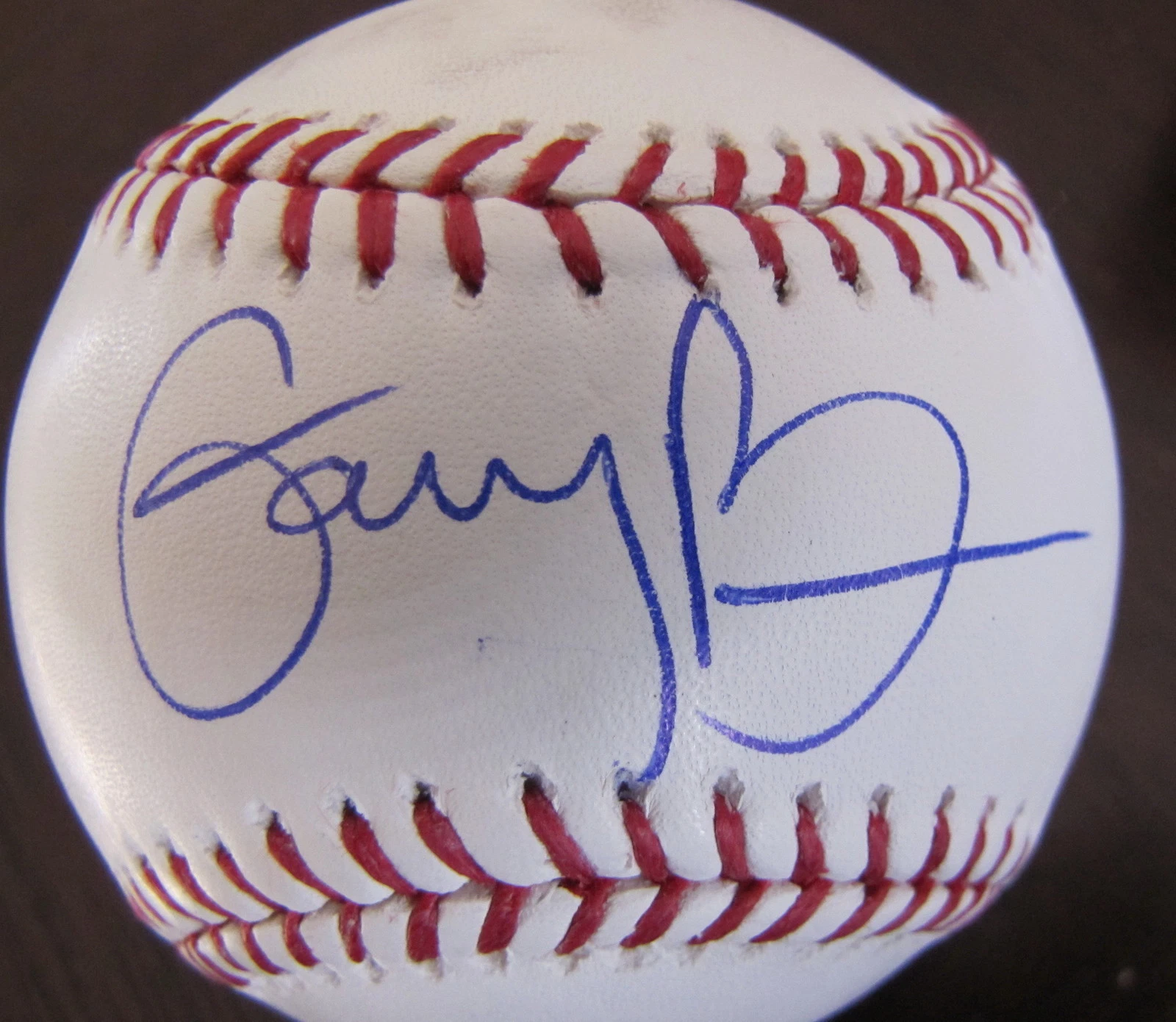 GARY BROWN   SAN FRANCISCO GIANTS    SIGNED OML BASEBALL