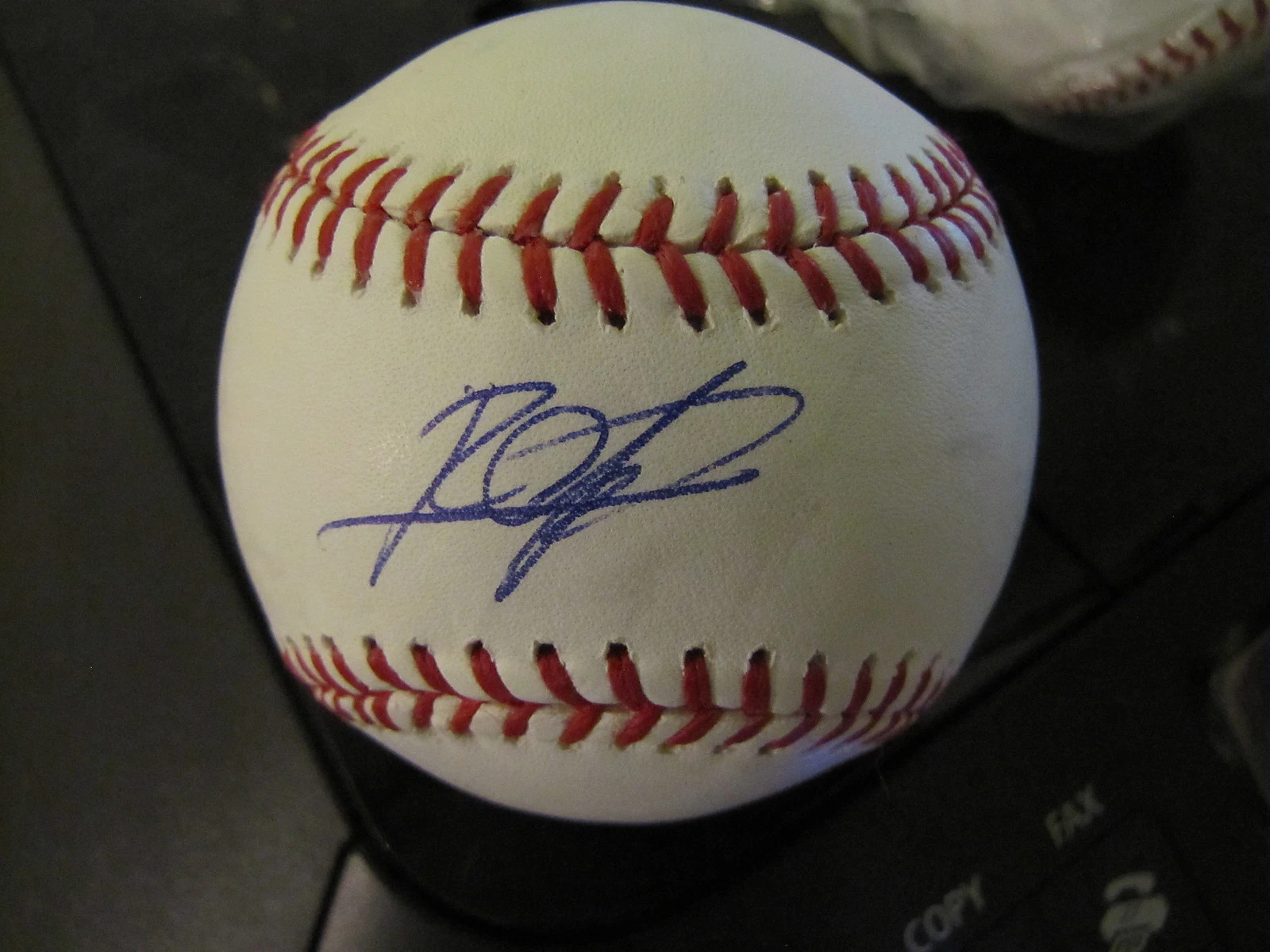 RUSNEY CASTILLO   BOSTON RED SOX    SIGNED OML BASEBALL