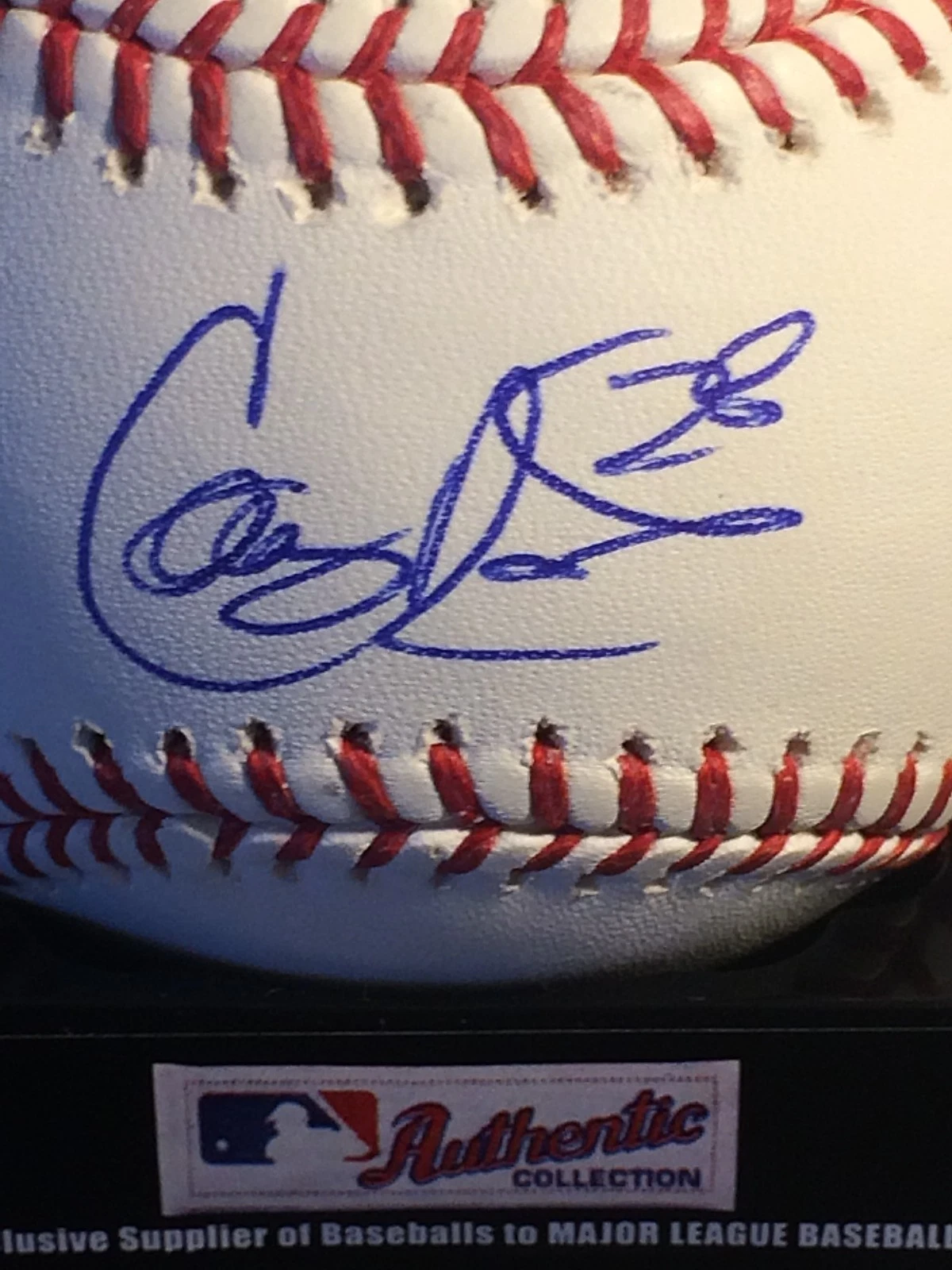 COLBY RASMUS  HOUSTON ASTROS   SIGNED OML BASEBALL