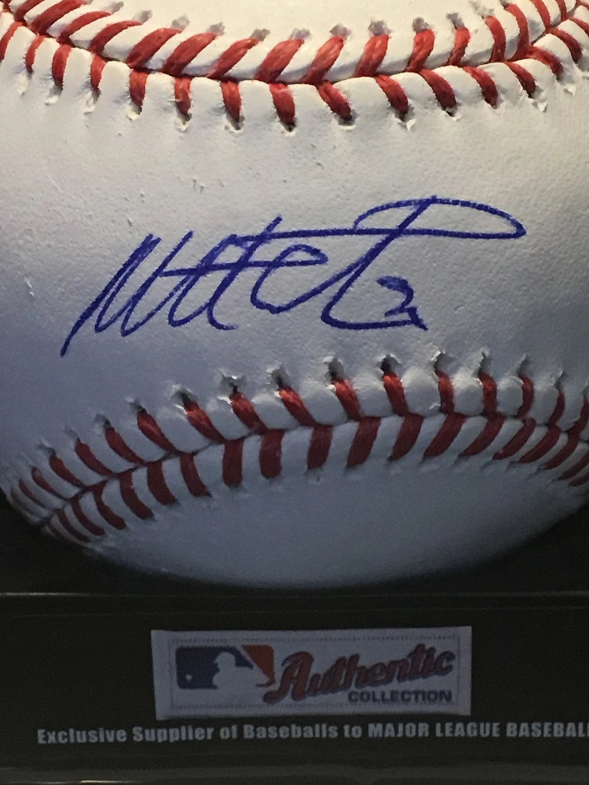 MATT WIETERS  BALTIMORE ORIOLES / ST. LOUIS CARDINALS  SIGNED OML BASEBALL
