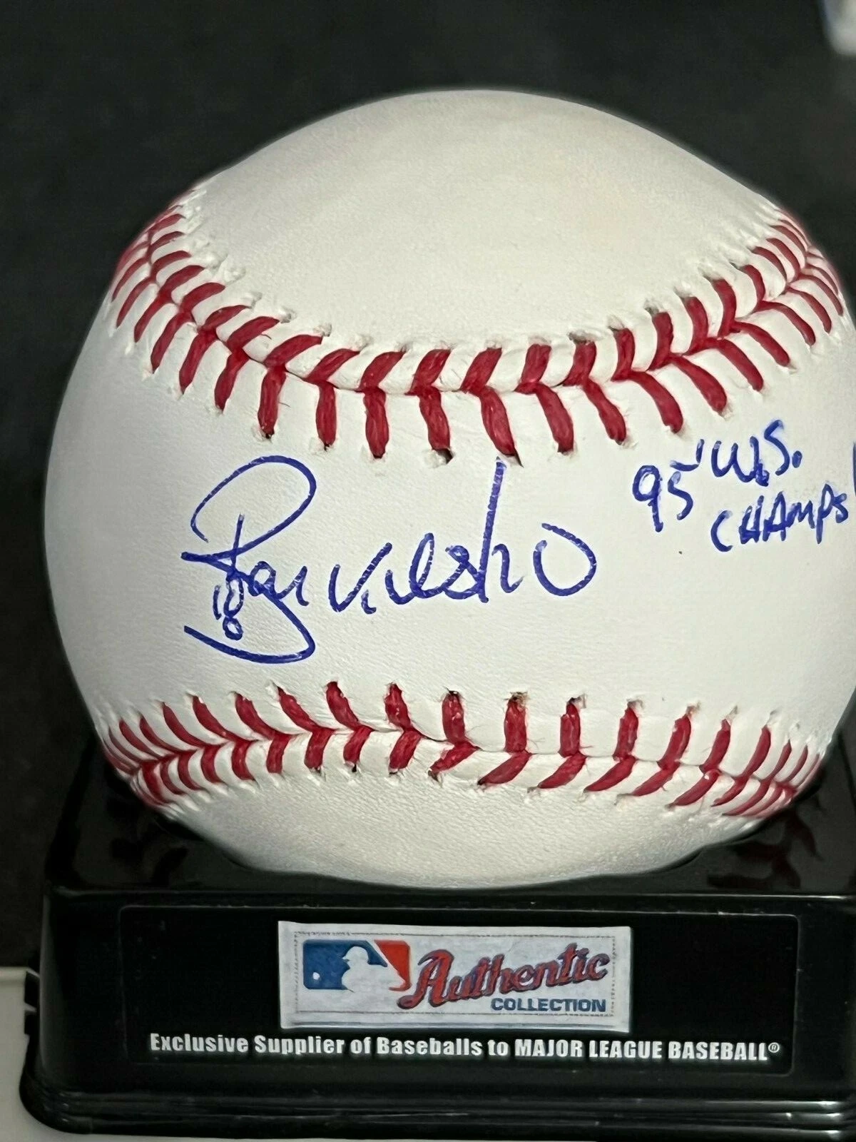 RYAN KLESKO  ATLANTA BRAVES   1995 WS CHAMPS   SIGNED OML BASEBALL