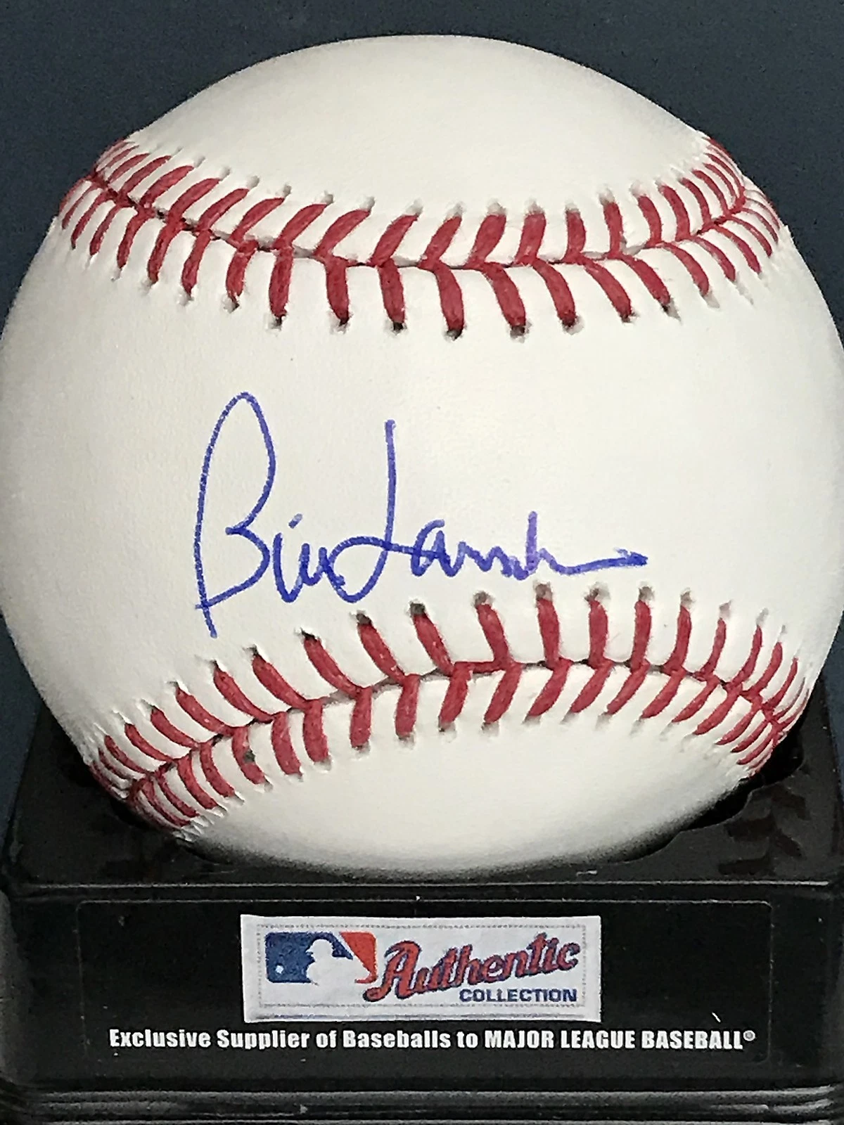 BILL LANDRUM  PITTSBURGH PIRATES  SIGNED OML BASEBALL