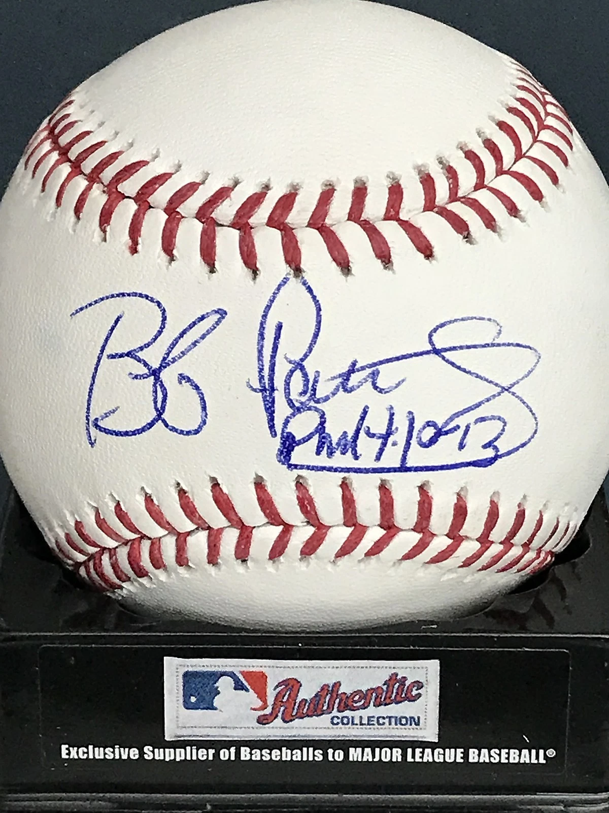 BOB PATTERSON  PITTSBURGH PIRATES  SIGNED OML BASEBALL