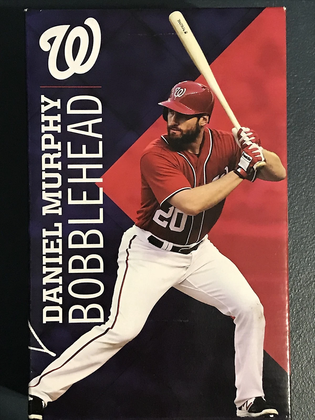 DANIEL MURPHY WASHINGTON NATIONALS  SGA GIVEAWAY BOBBLEHEAD (BRAND NEW)