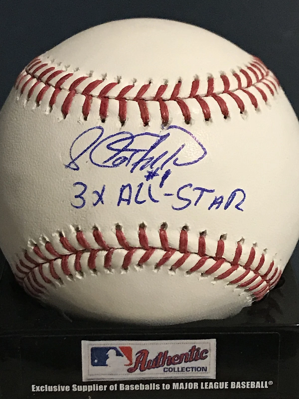 LUIS CASTILLO  NEW YORK METS / FLORIDA MARLINS 3 X ALL STAR  SIGNED OML BASEBALL