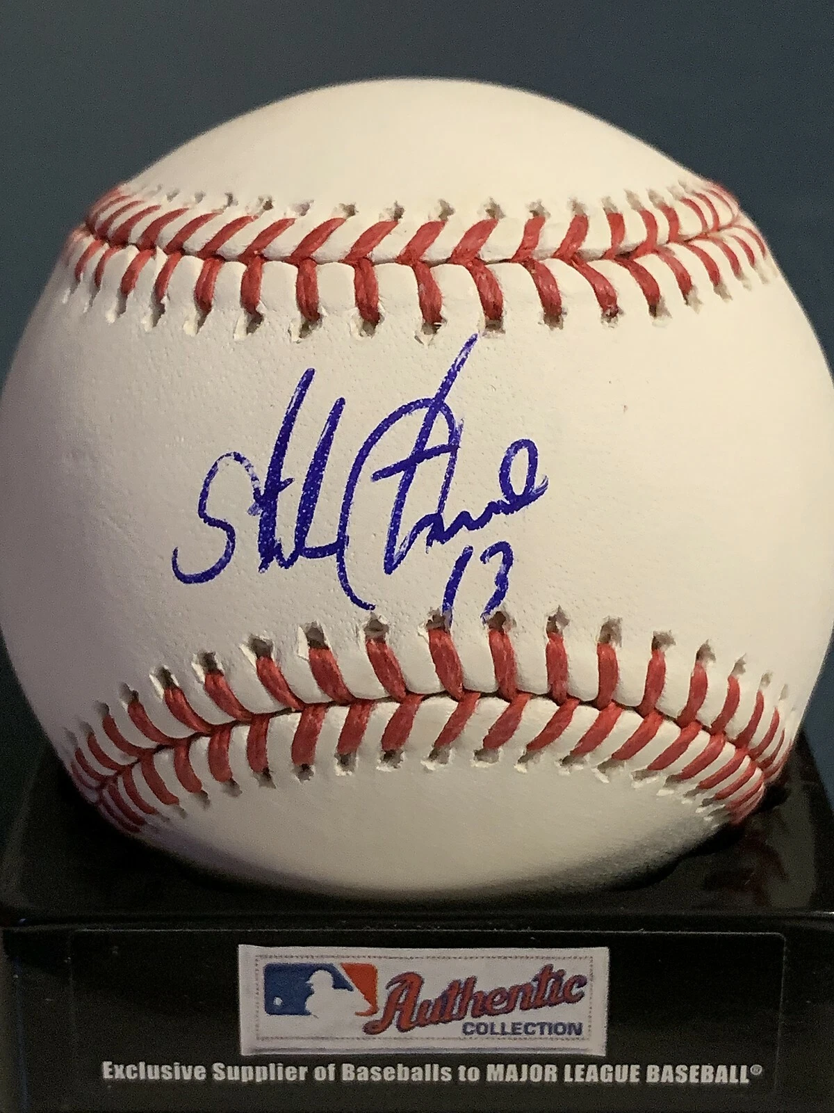 STARLIN CASTRO   MIAMI MARLINS   SIGNED OML BASEBALL