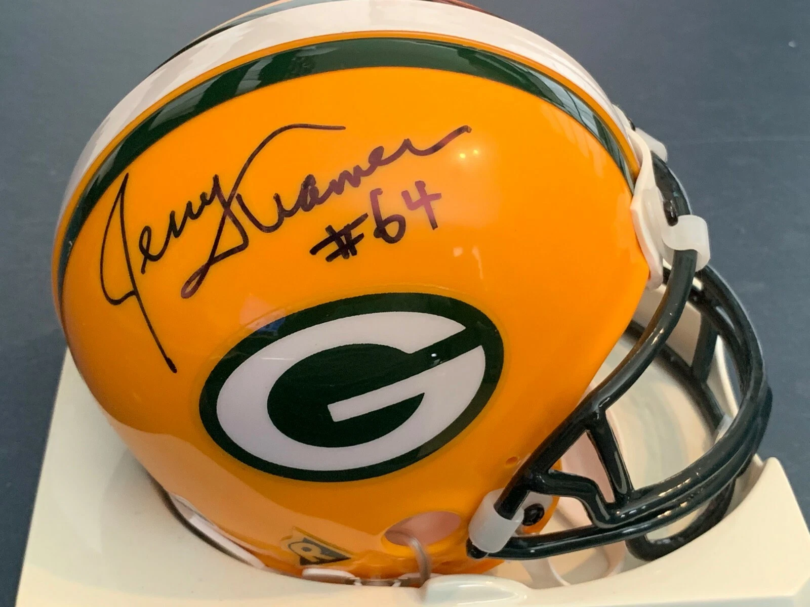 JERRY KRAMER  GREEN BAY PACKERS    SIGNED MINI HELMET