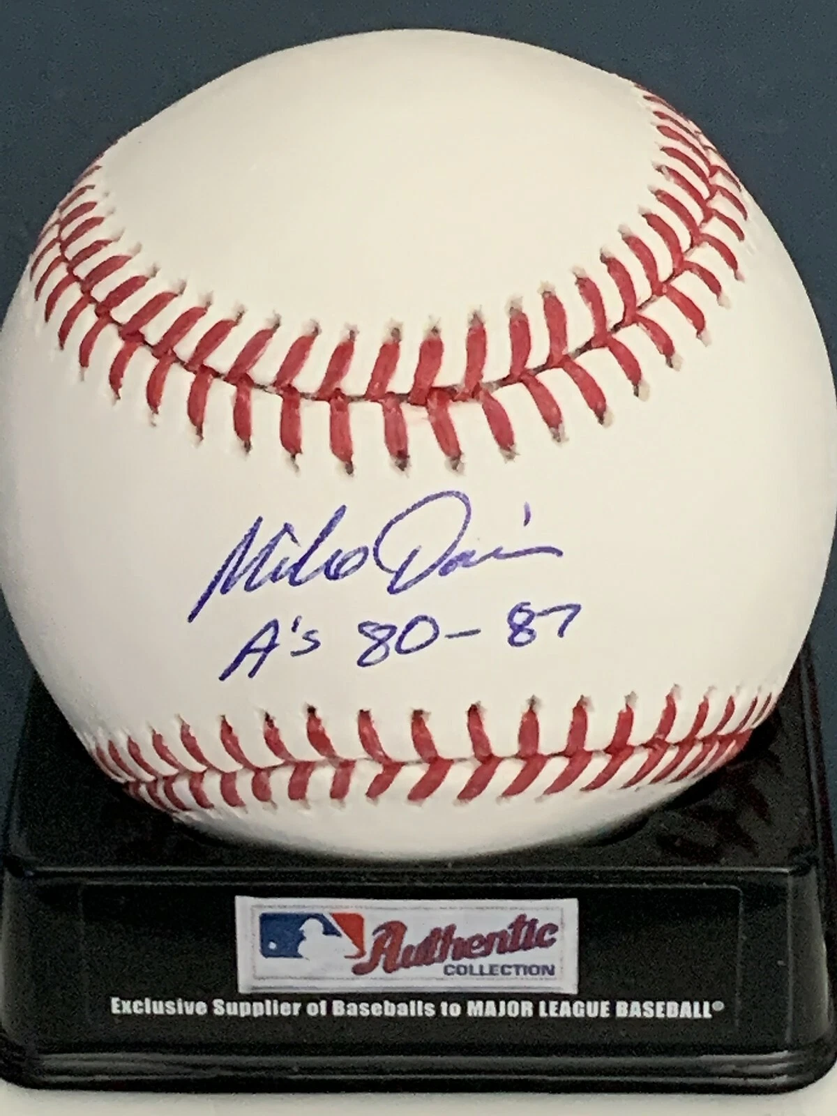 MIKE DAVIS  OAKLAND A'S  80-87  OML BASEBALL