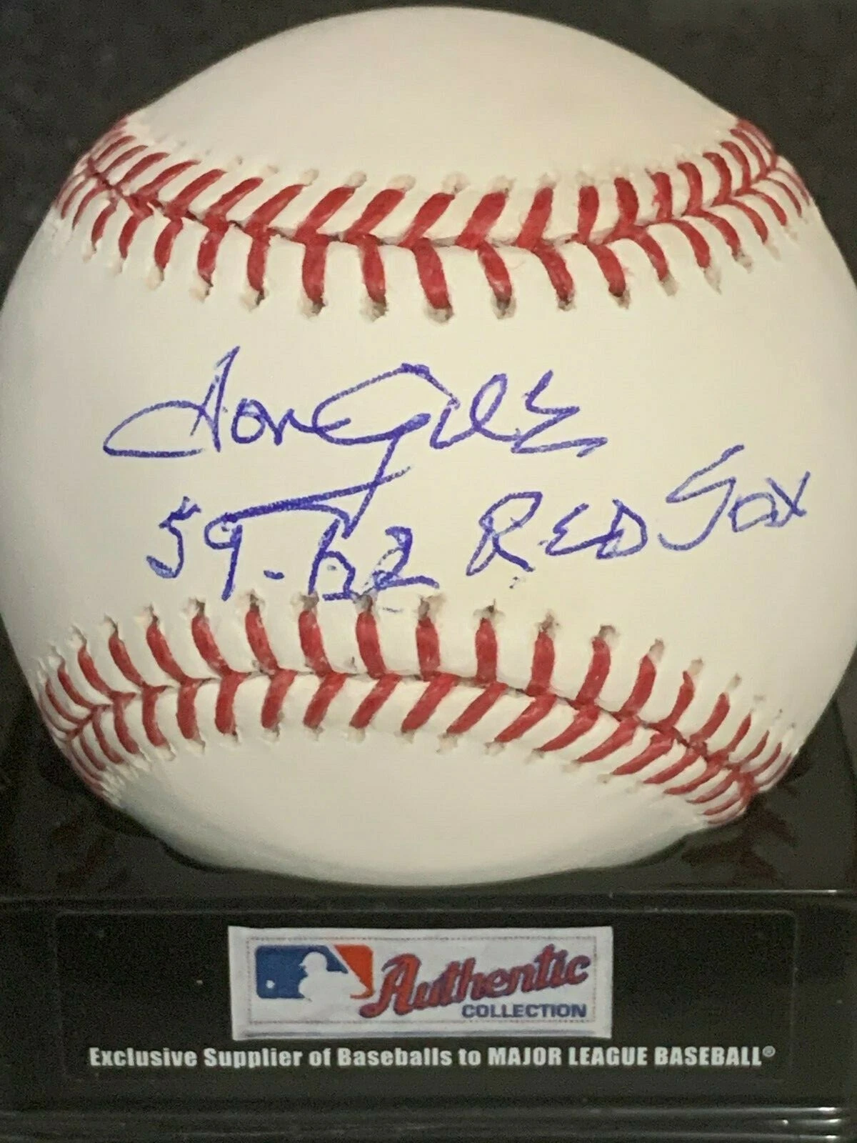 DON GILE  BOSTON RED SOX  1959-62  SIGNED OML BASEBALL