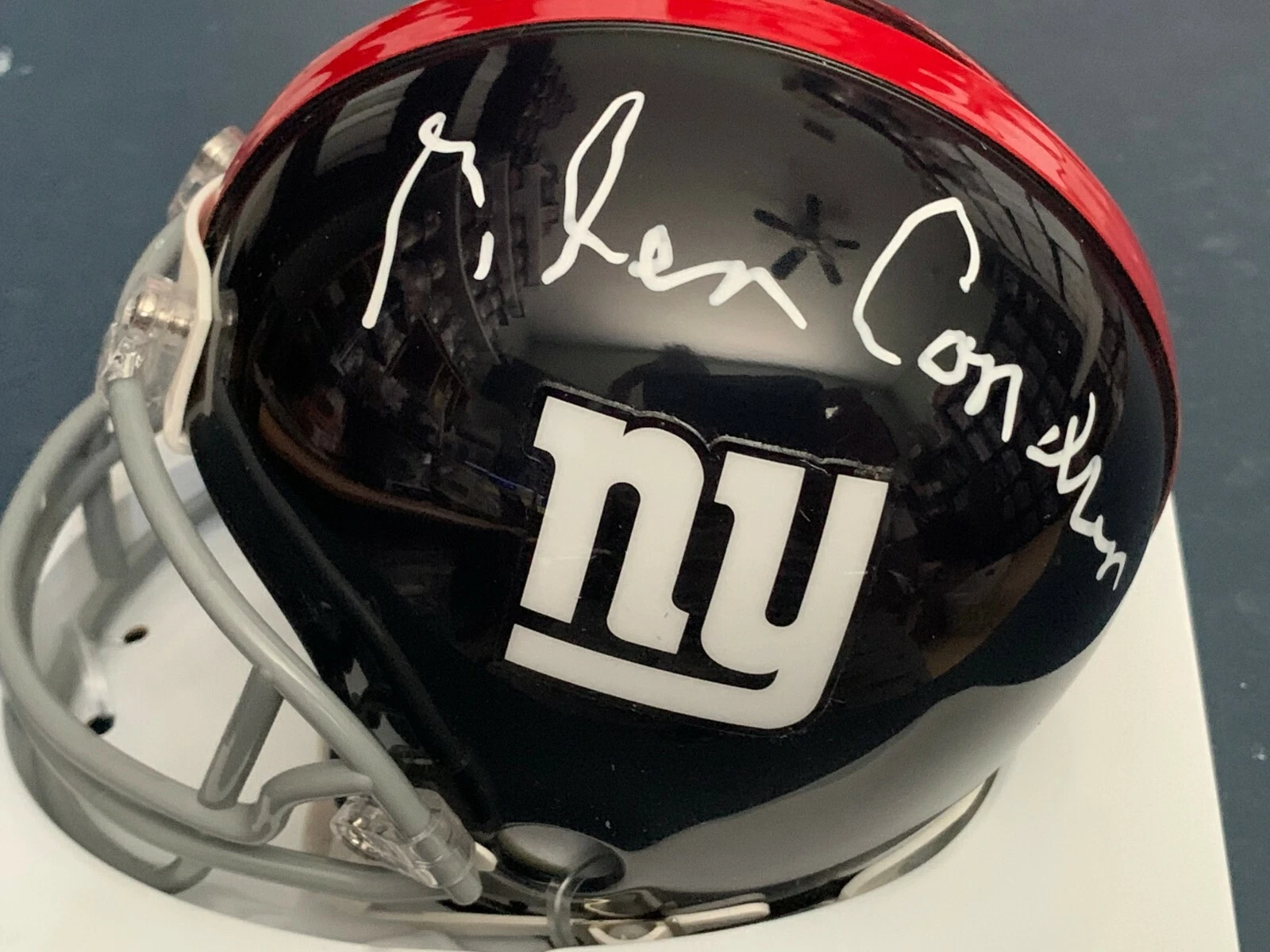 GLEN CONDREN  NEW YORK GIANTS   SIGNED MINI HELMET