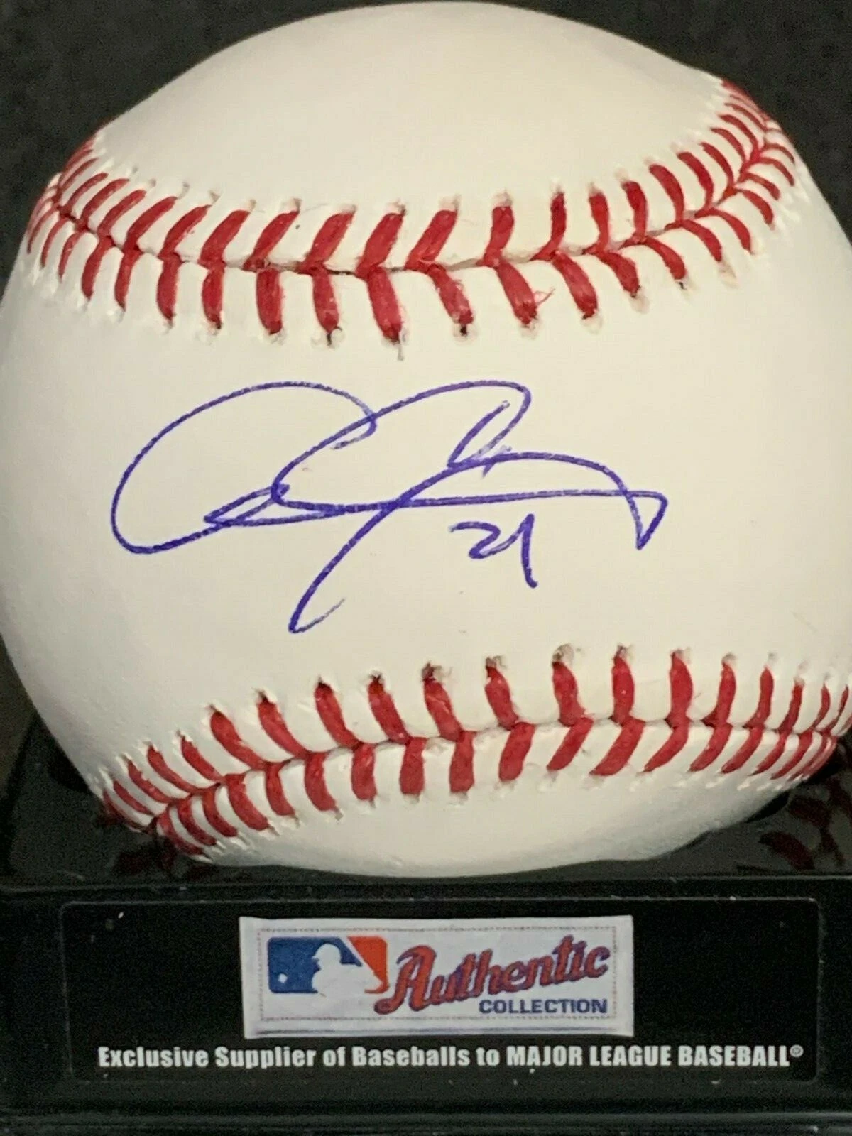 ALLEN CRAIG  ST. LOUIS CARDINALS   SIGNED OML BASEBALL
