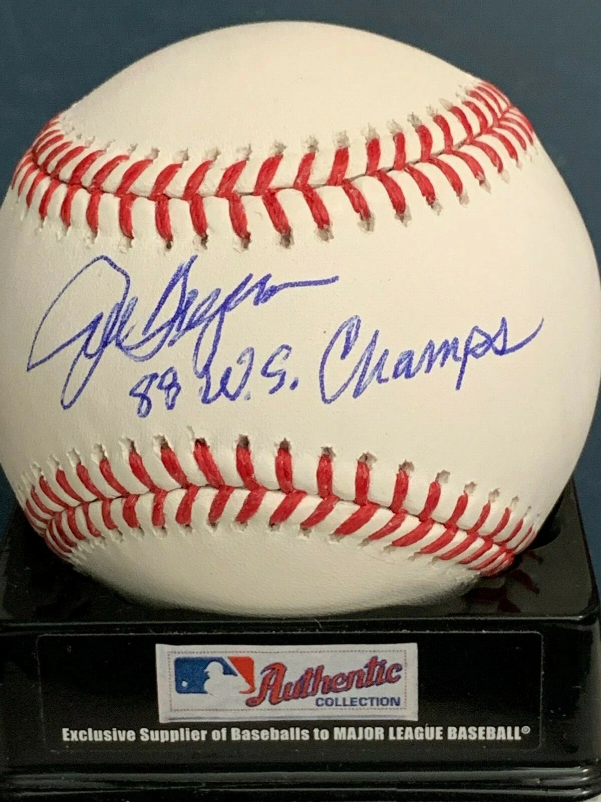 JOE FERGUSON  LOS ANGELES DODGERS  1988 WS CHAMPS  SIGNED OML BASEBALL
