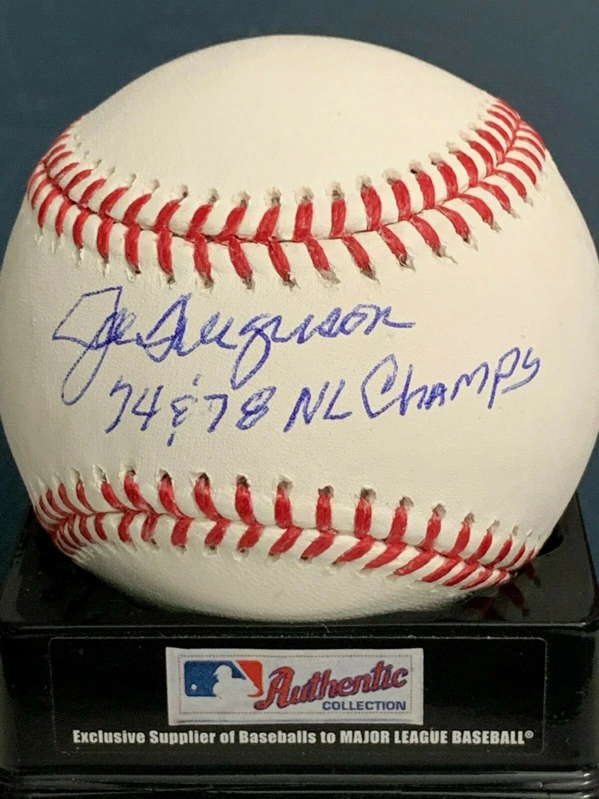 JOE FERGUSON  LOS ANGELES DODGERS 1974,1978 NL CHAMPS  SIGNED OML BASEBALL