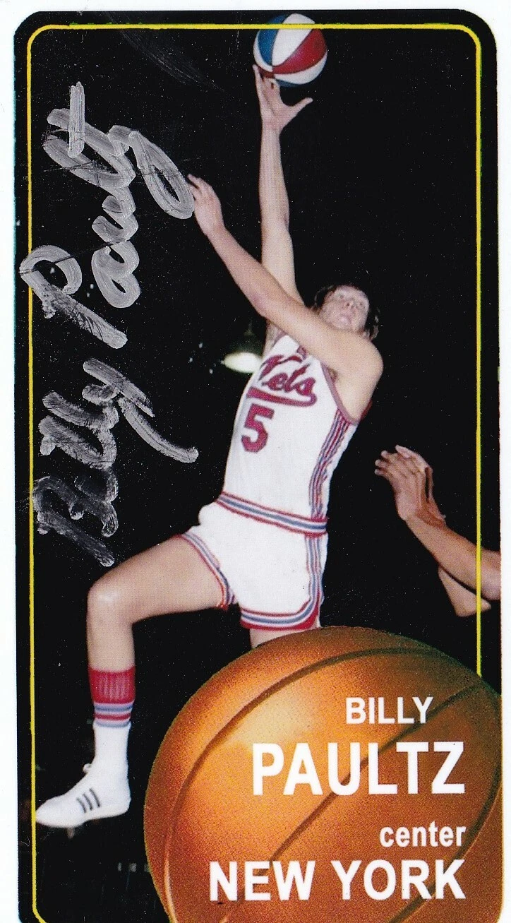BILLY PAULTZ  NEW YORK NETS ABA  1970 STYLE CUSTOM CARD