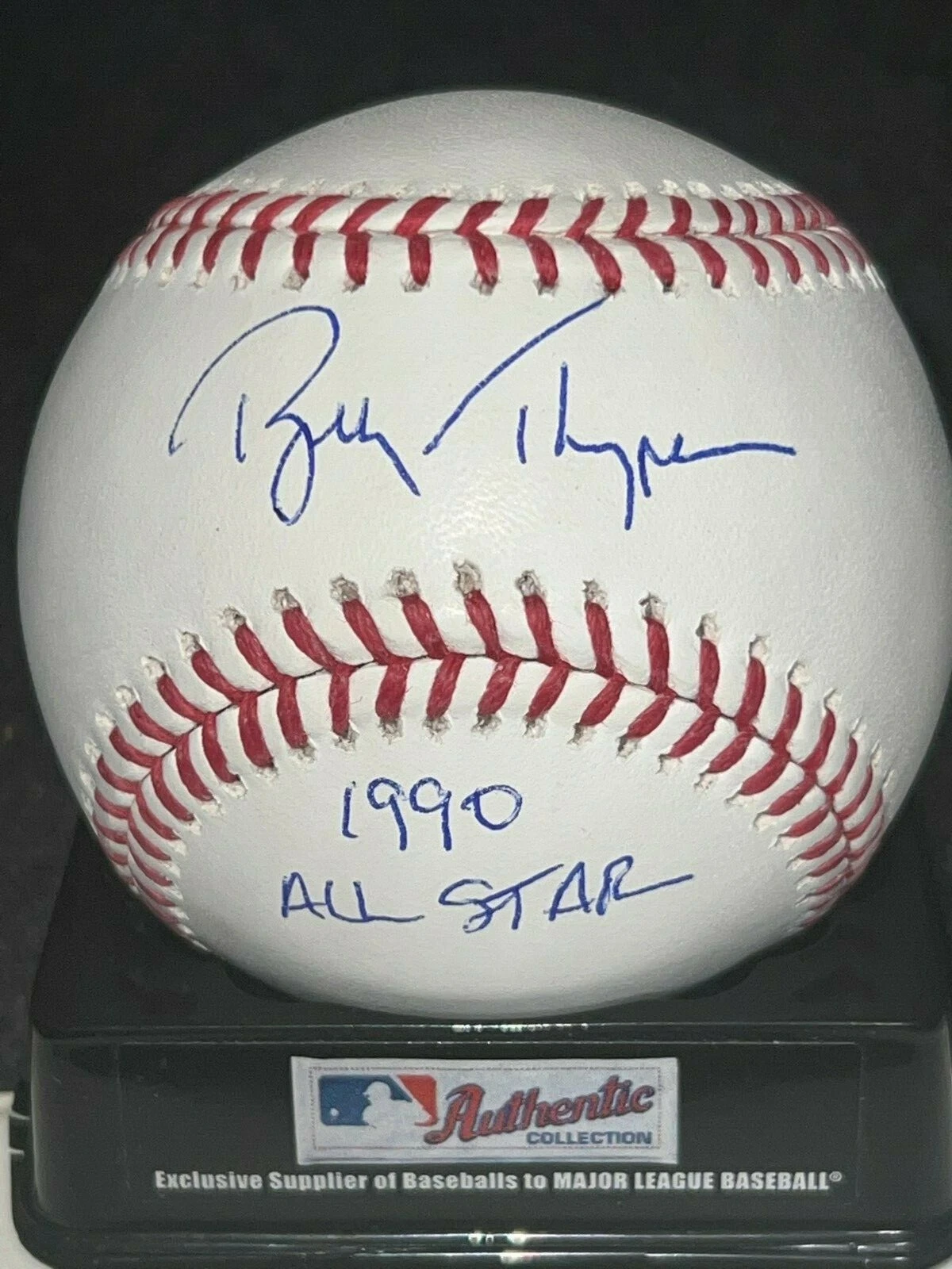 BOBBY THIGPEN  CHICAGO WHITE SOX  1990 ALL STAR  SIGNED OML BASEBALL