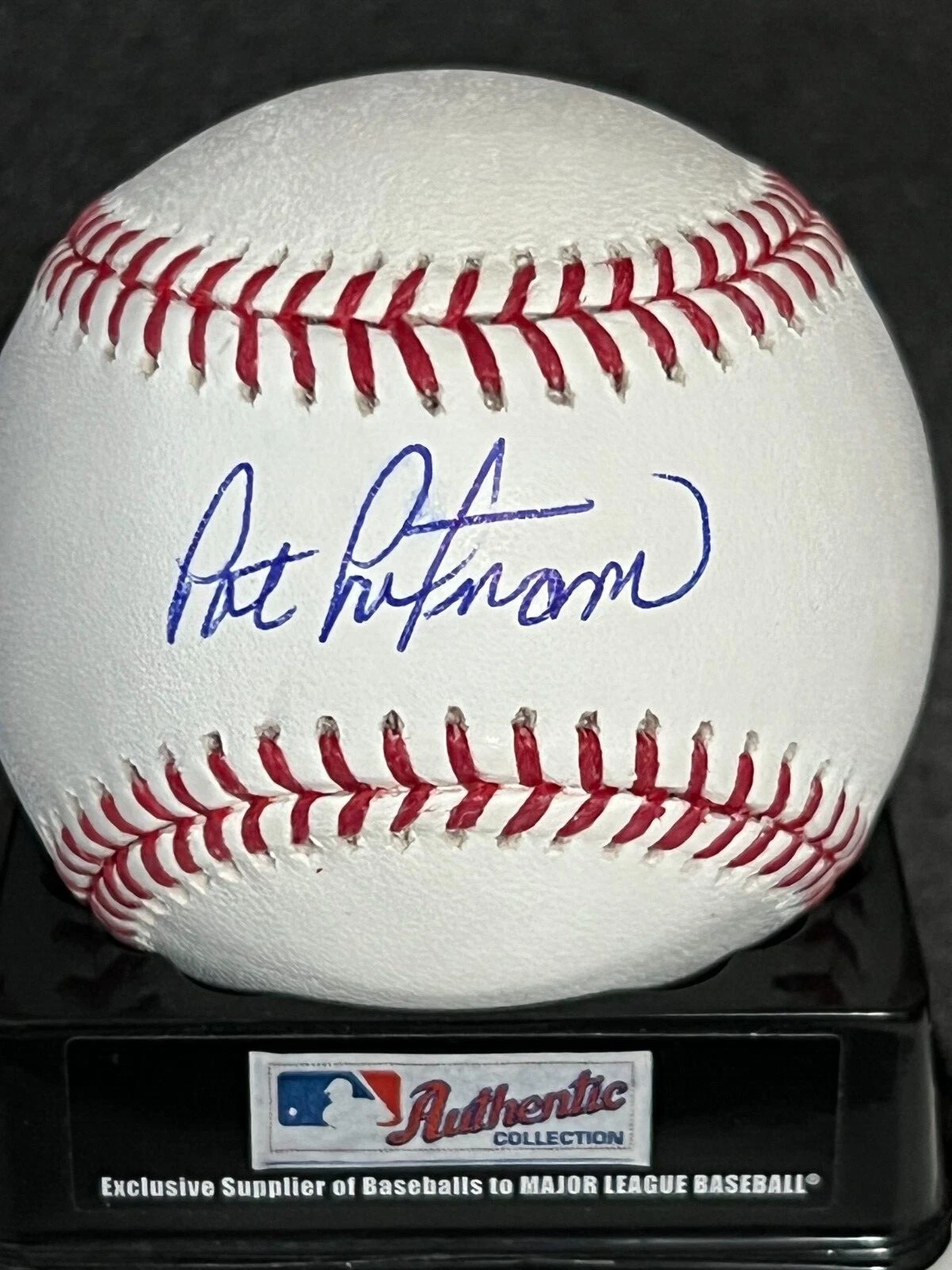 PAT PUTNAM  TEXAS RANGERS / SEATTLE MARINERS  SIGNED OML BASEBALL