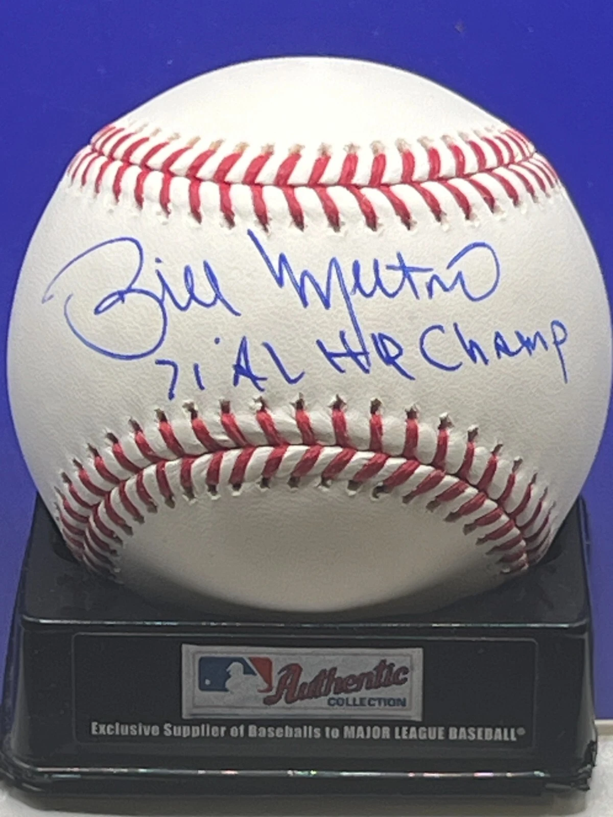 BILL MELTON  CHICAGO WHITE SOX  1971 AL HR CHAMP  SIGNED OML BASEBALL