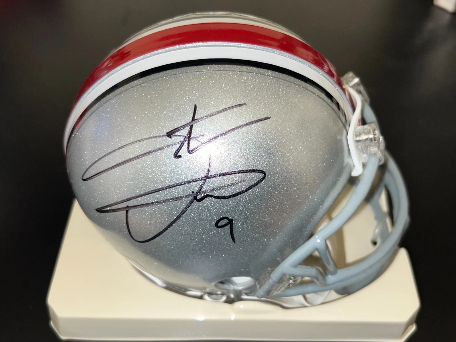 DANTE WHITNER  OHIO STATE BUCKEYES   SIGNED RIDDELL MINI HELMET