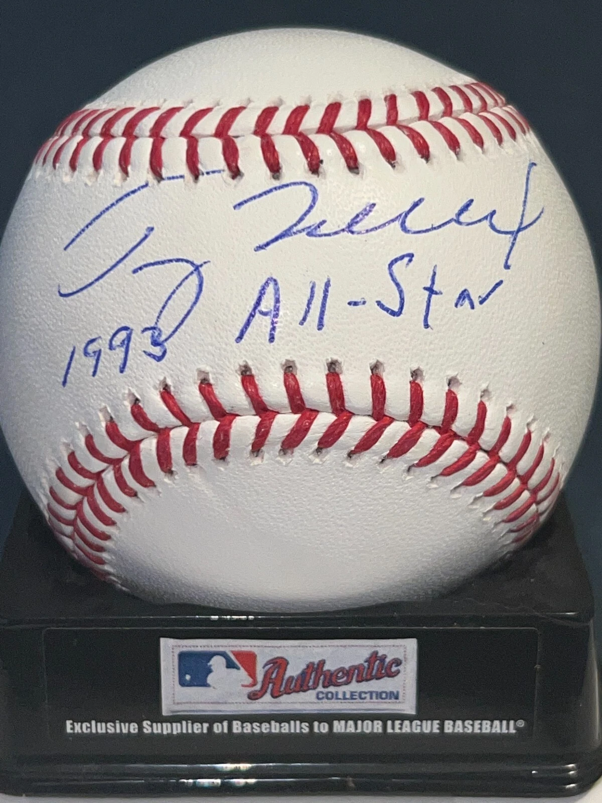 TERRY MULHOLLAND  PHILADELPHIA PHILLIES  1993 ALL STAR  SIGNED OML BASEBALL