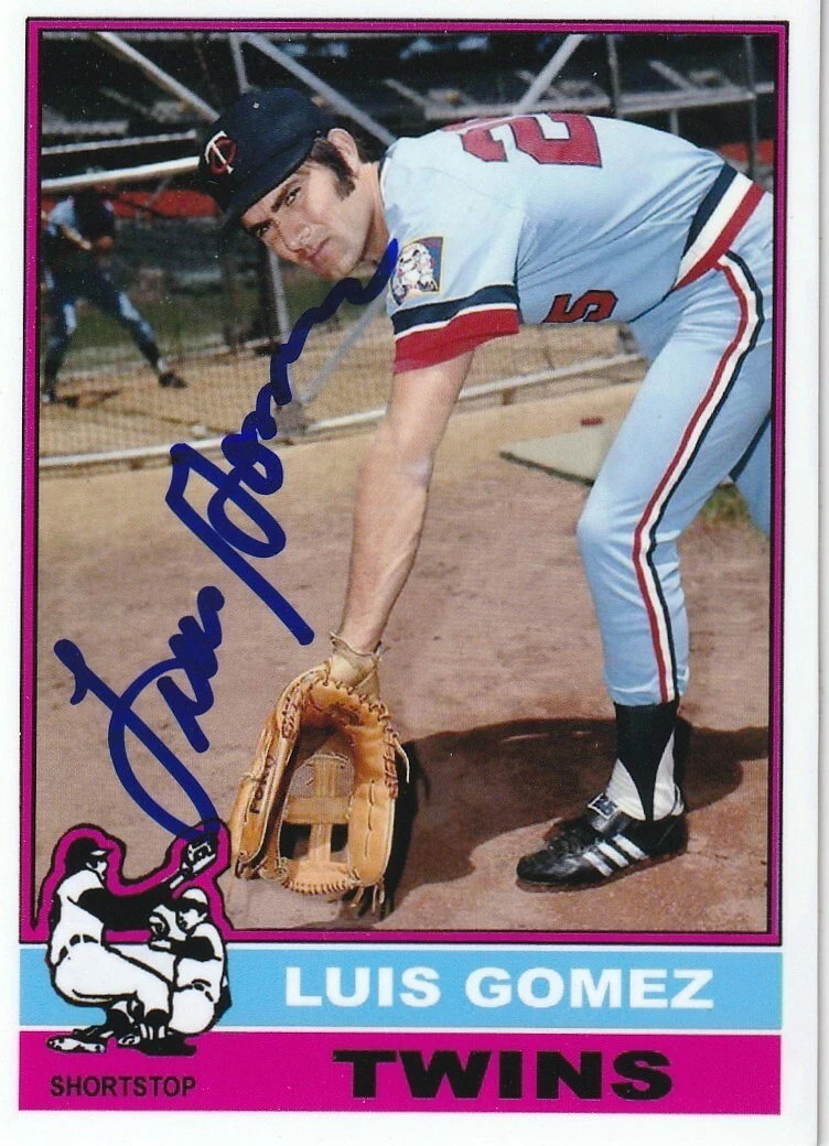 LEO GOMEZ  MINNESOTA TWINS  SIGNED 1976 STYLE CUSTOM CARD